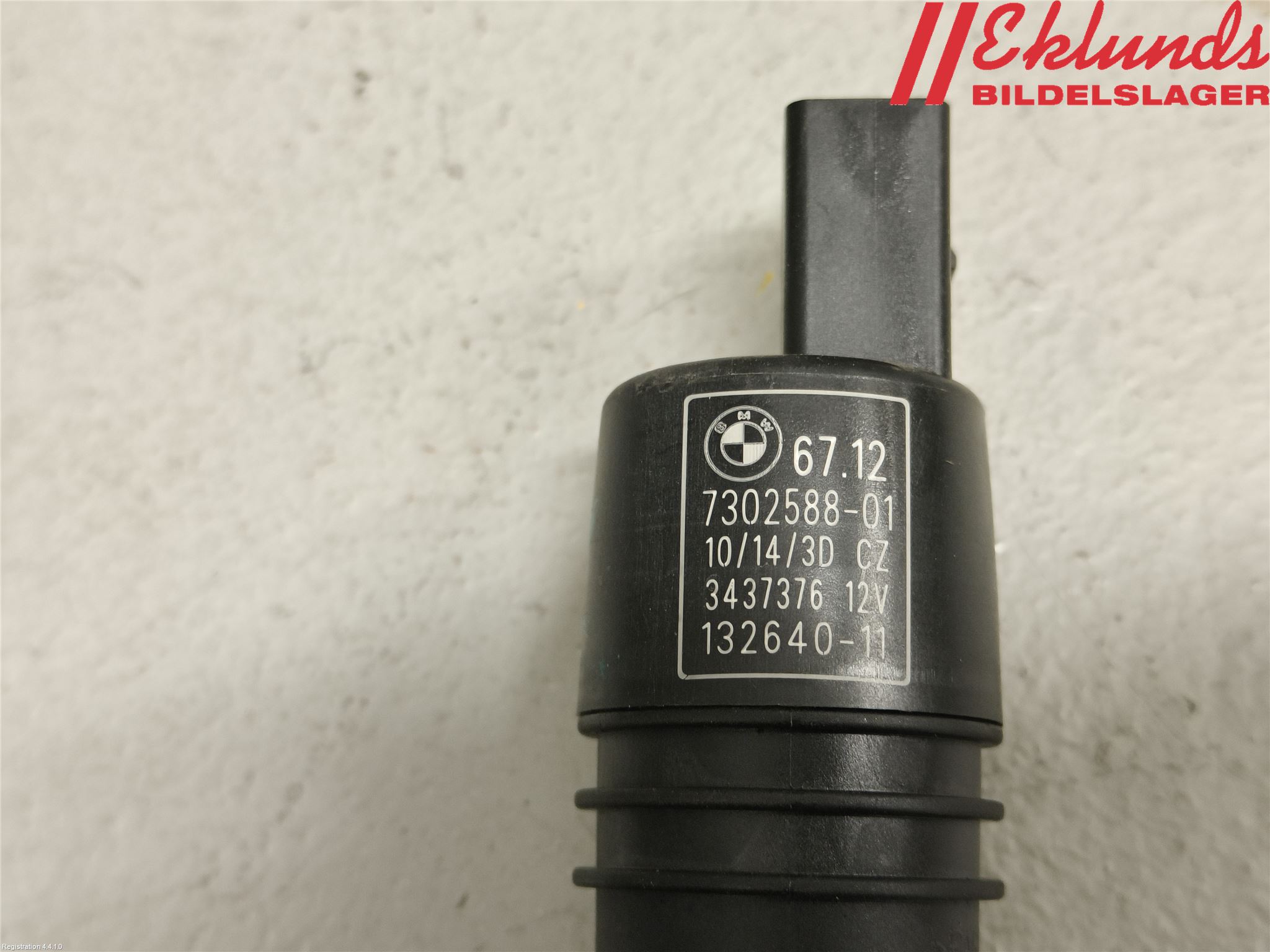 BMW 3 F30/F31/F80 12-19 Spolarpump Vindruta