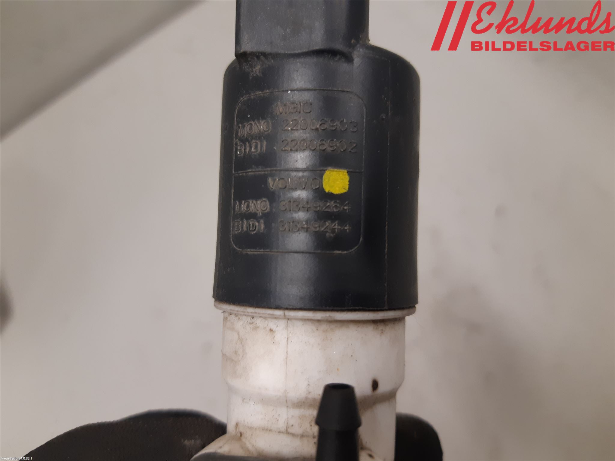 Volvo S60 14-18 Spolarpump Vindruta