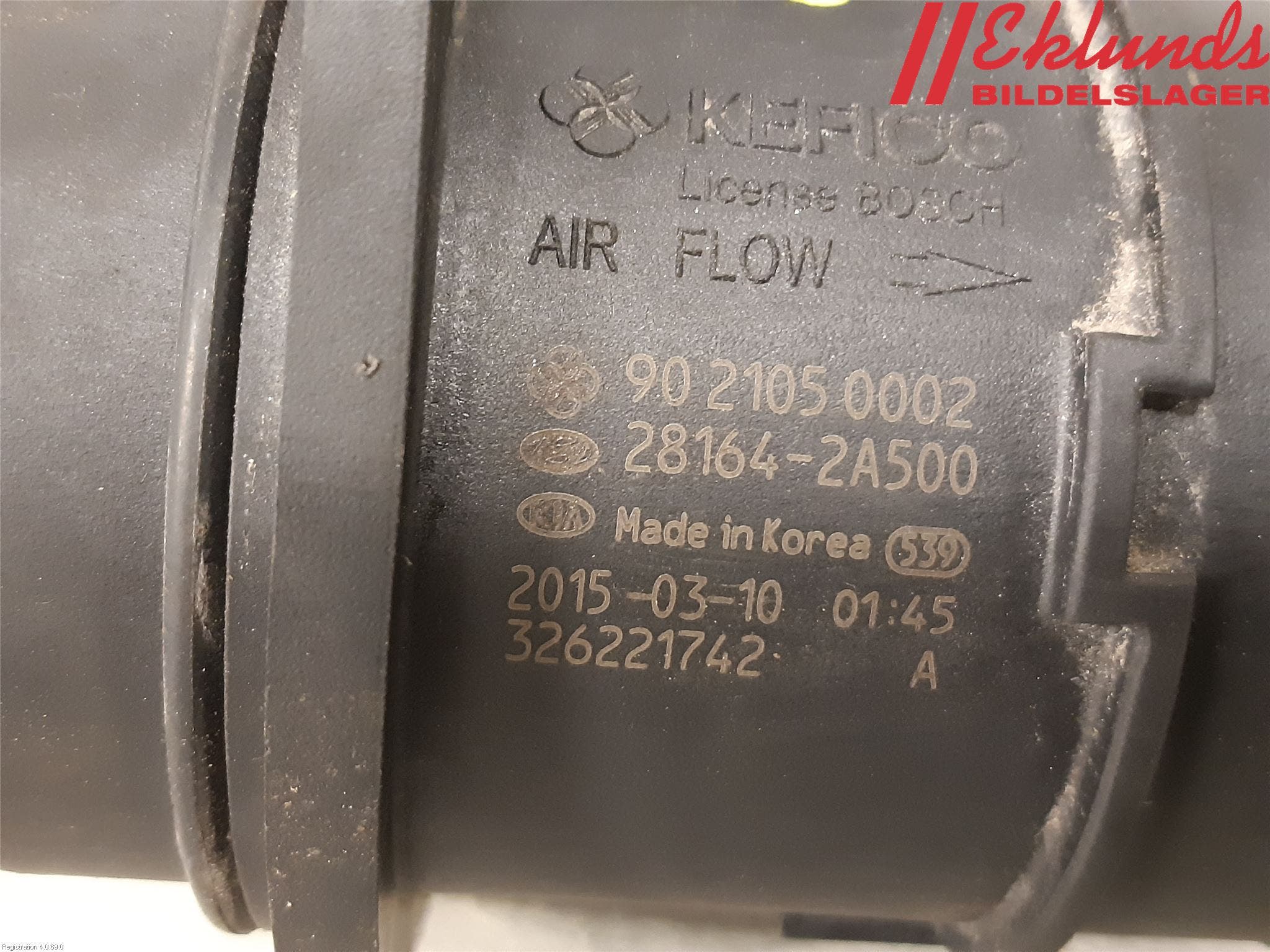 Hyundai i30 GD 13-17 Injluftmassamätare