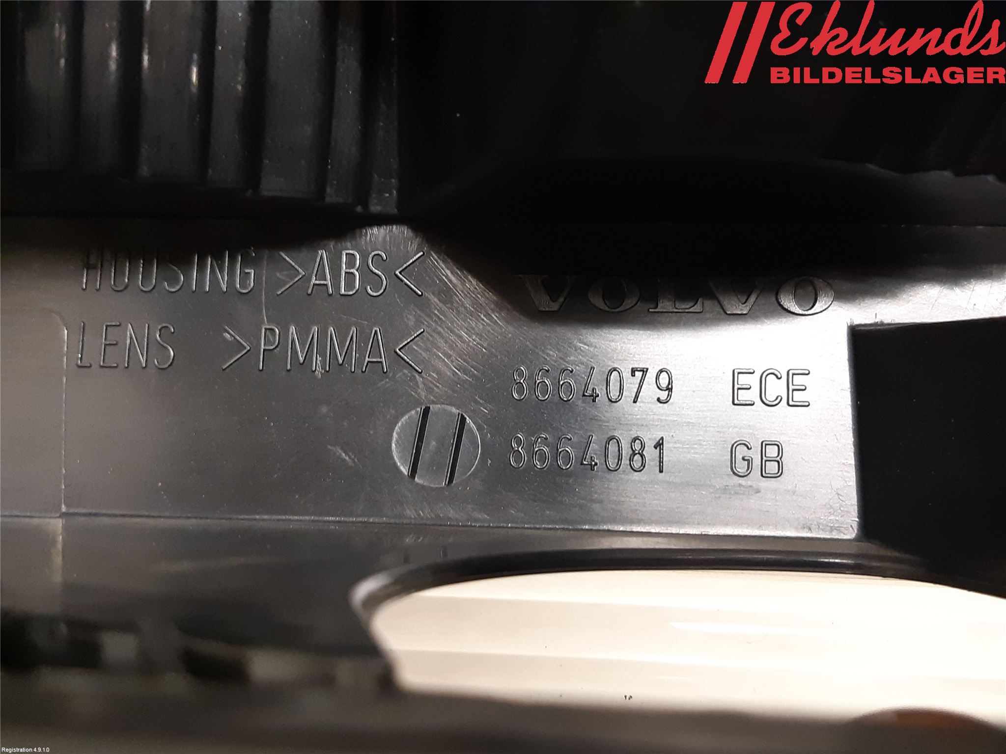 Volvo S60 01-04 Bakljus Vänster