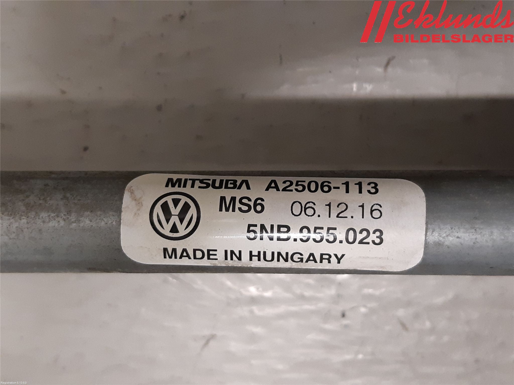 Volkswagen VW TIGUAN 16-24 Torkarmotor Vindruta