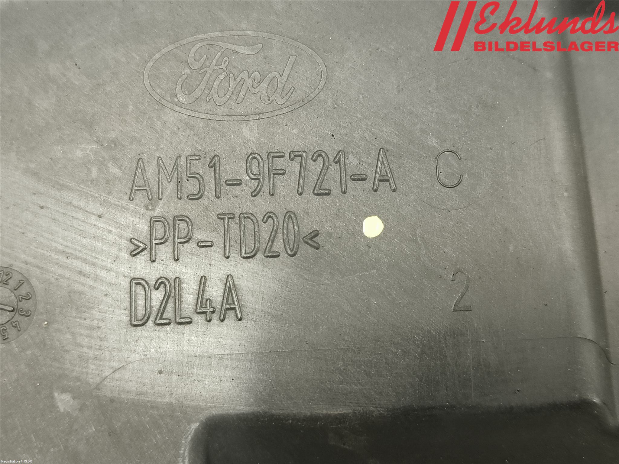 Ford GRAND C-MAX  11-14 Deflektor Plåt-Plast Kylning