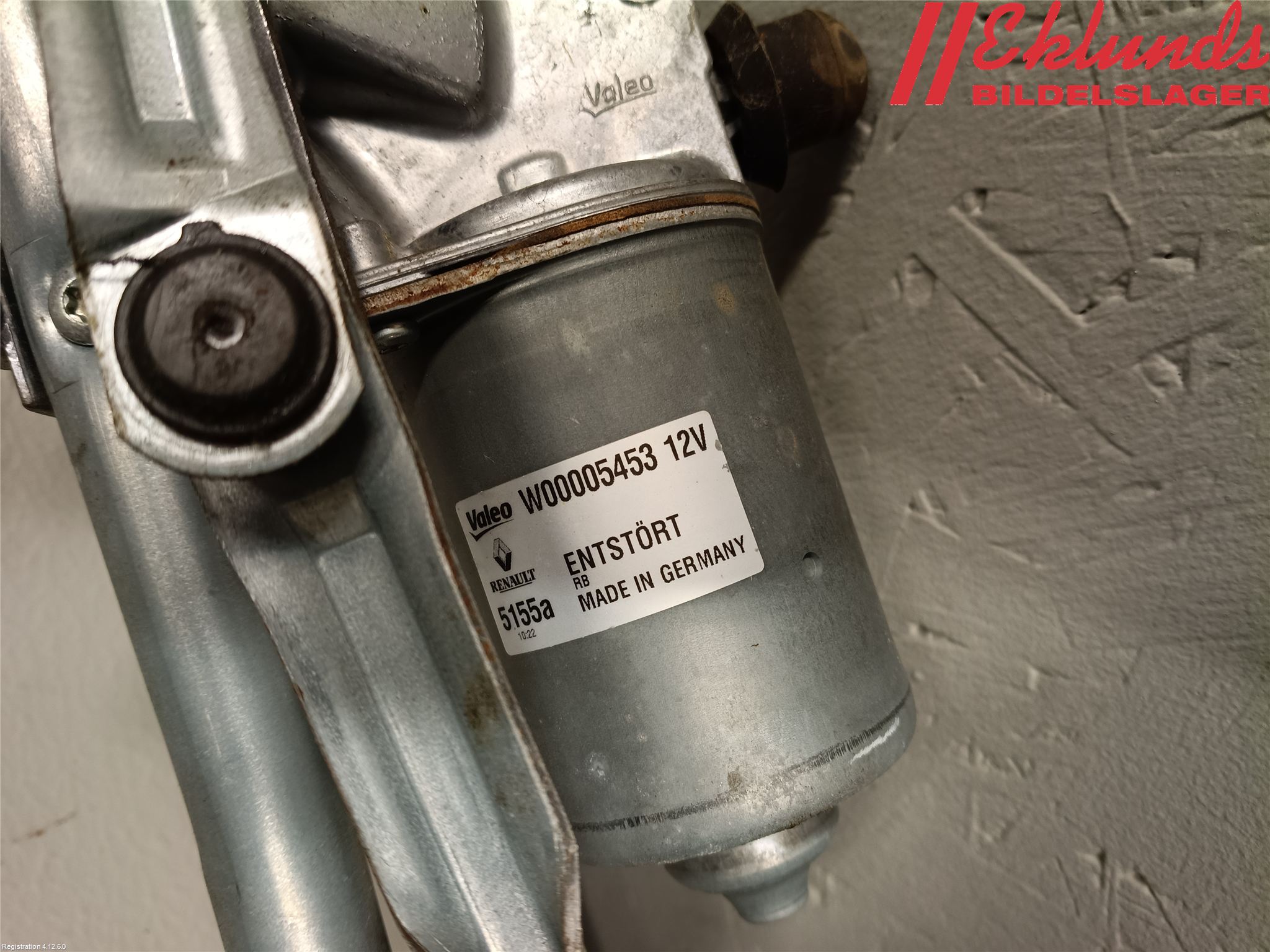 Renault MASTER III 15-20 Torkarmekanism Vindruta