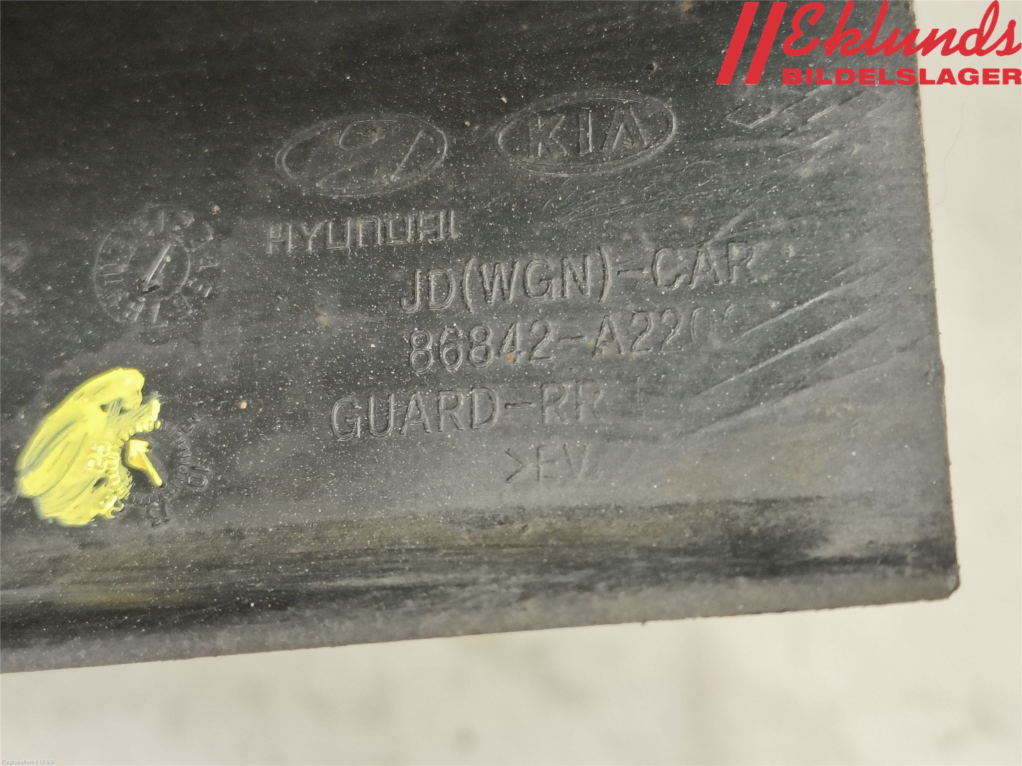 Kia CEED 12-18 Stänkskydd