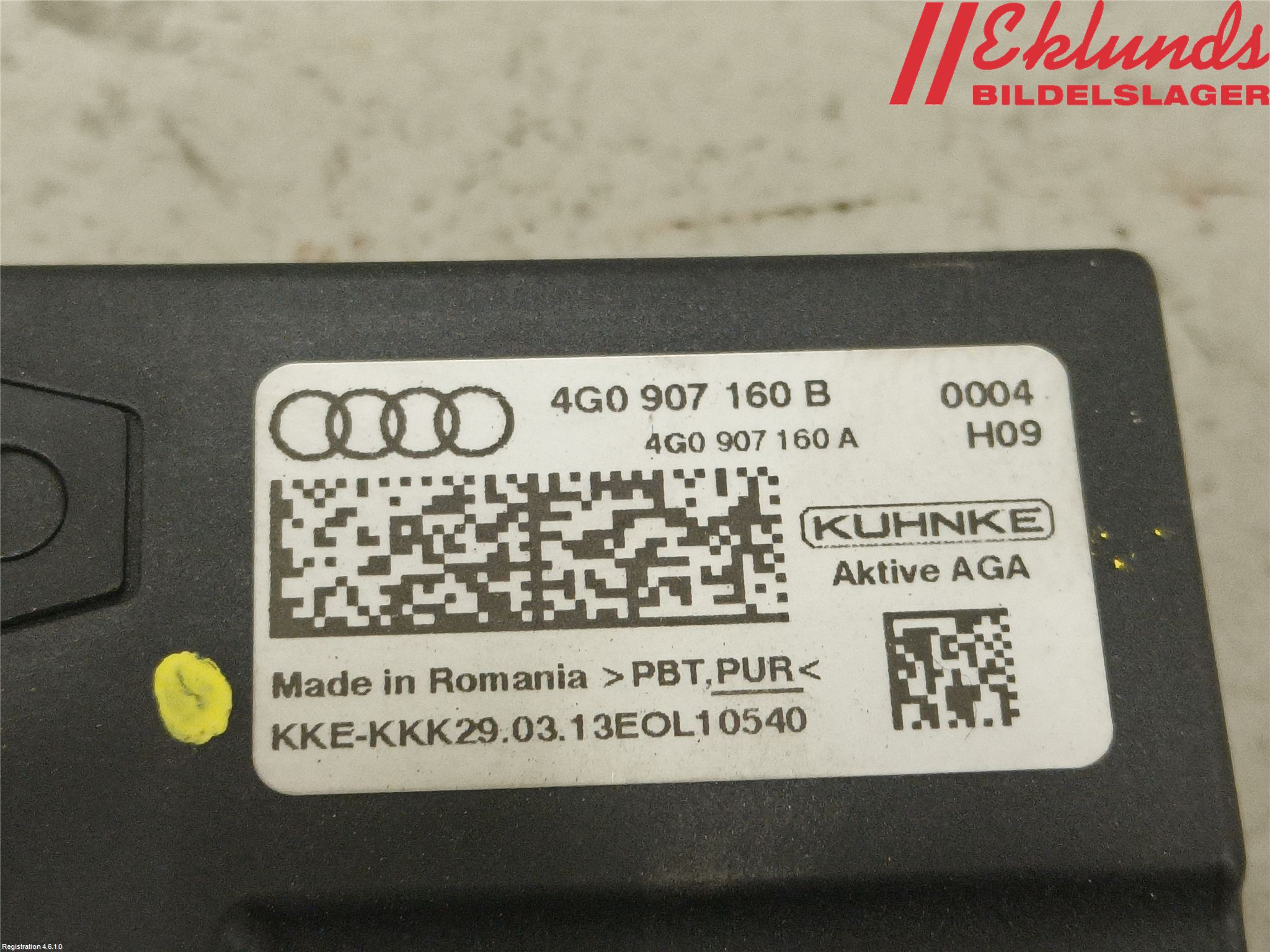Audi A6/S6 4G 11-18 Styrenhet Övrigt