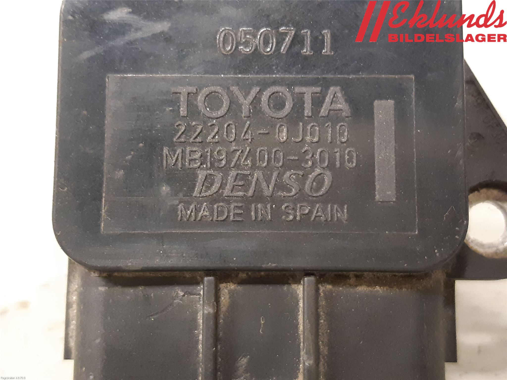 Toyota COROLLA VERSO 04-07 Injluftmassamätare