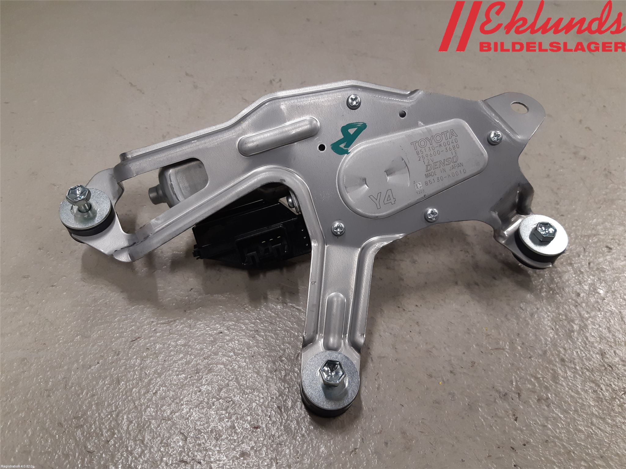 Toyota YARIS XP21 20- Torkarmotor Baklucka