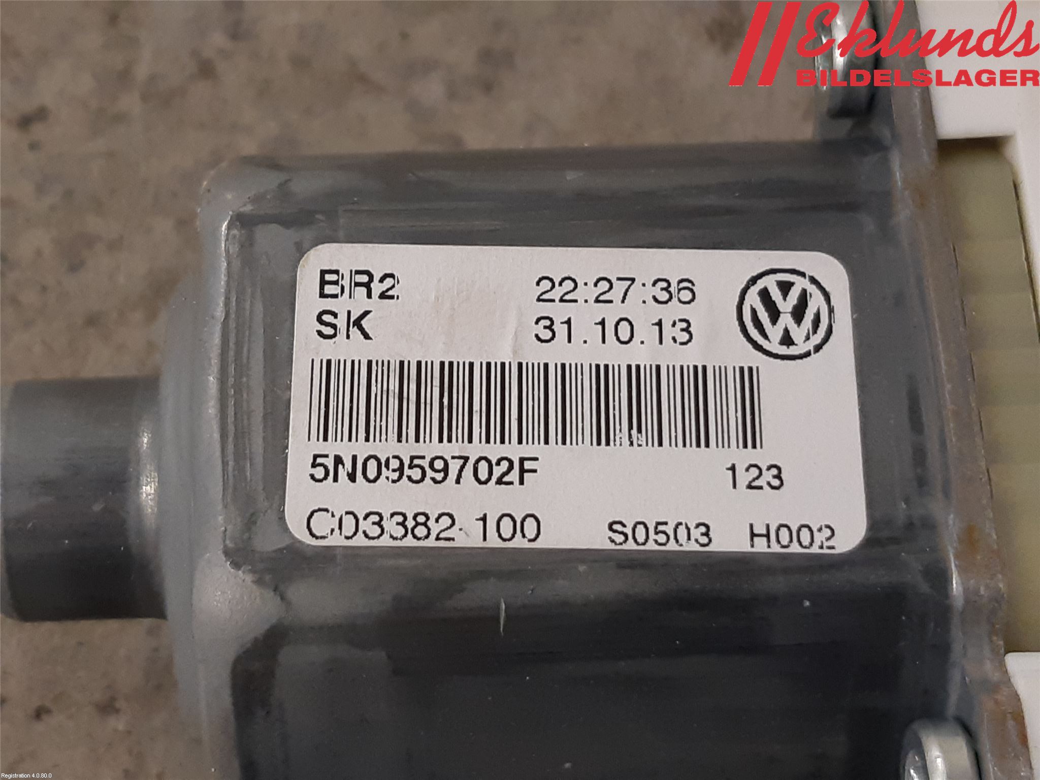 Volkswagen VW TIGUAN 07-16 Fönsterhissmotor