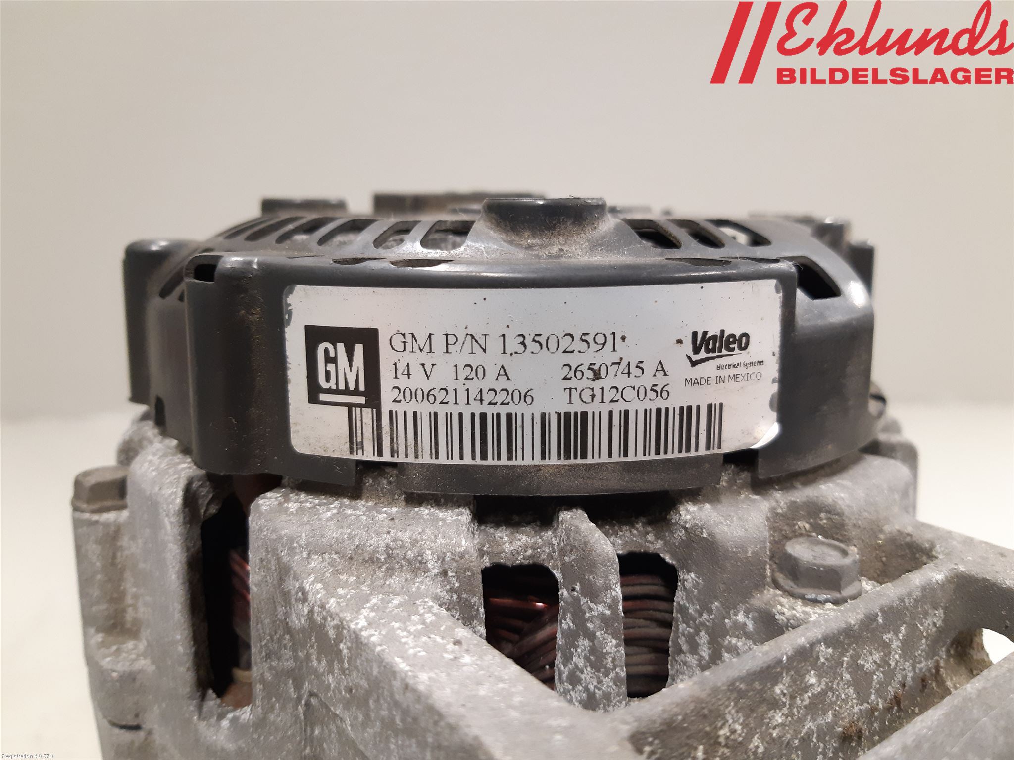 Saab 9-5 10-12 Generator