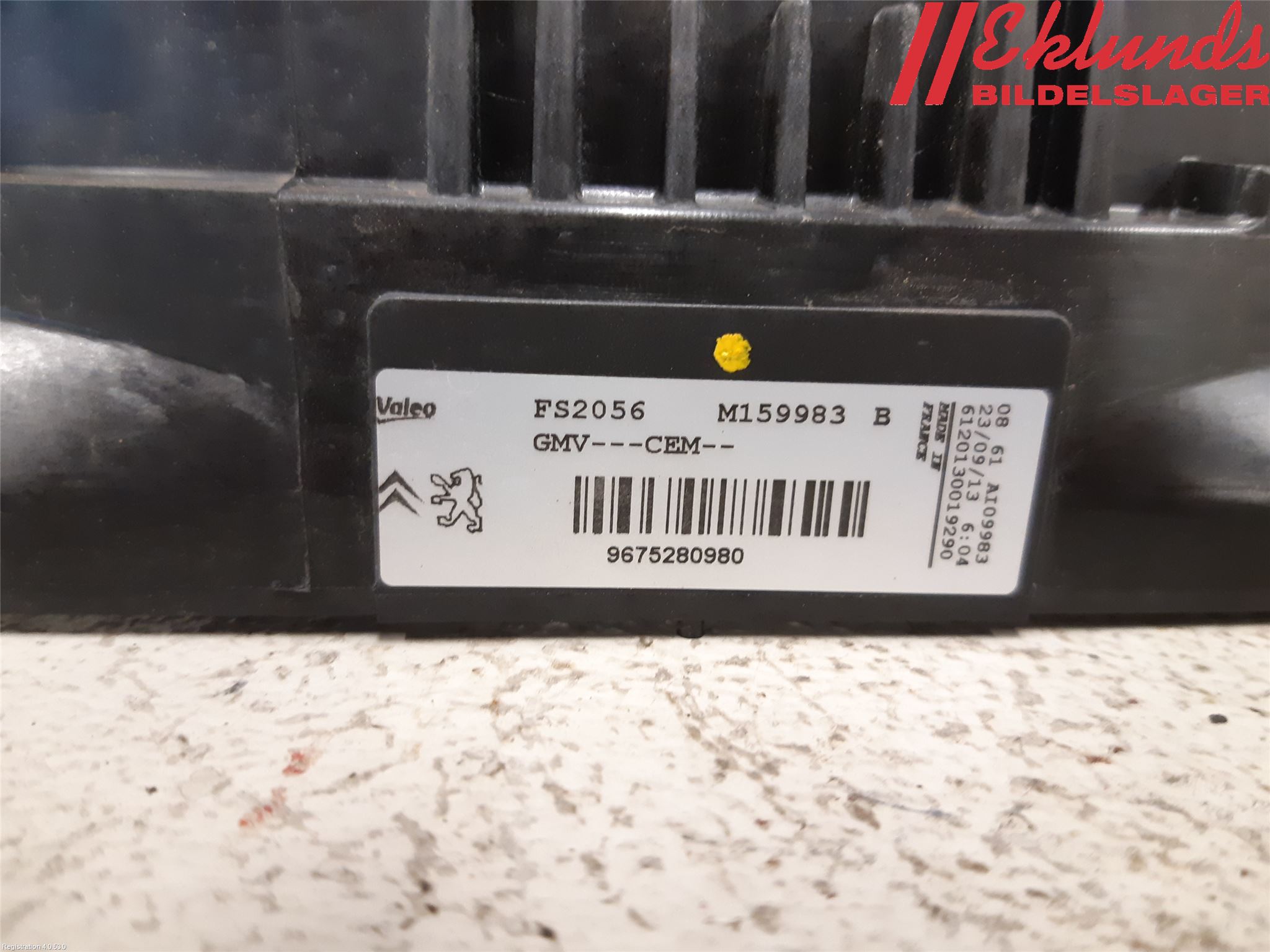 Citroen DS3 Kylfläkt El