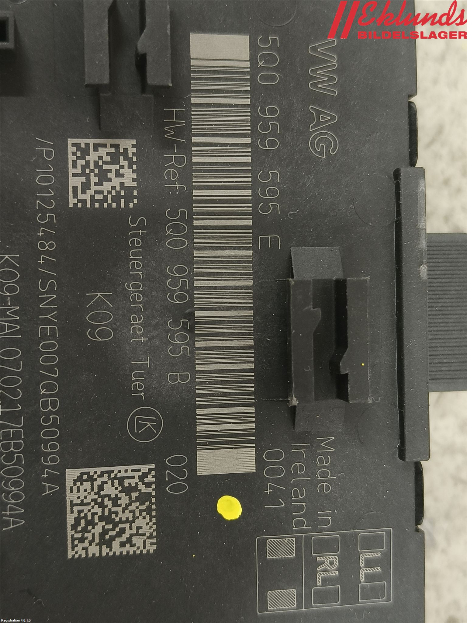 Audi A3/S3 8V 13-20 Styrenhet Dörr