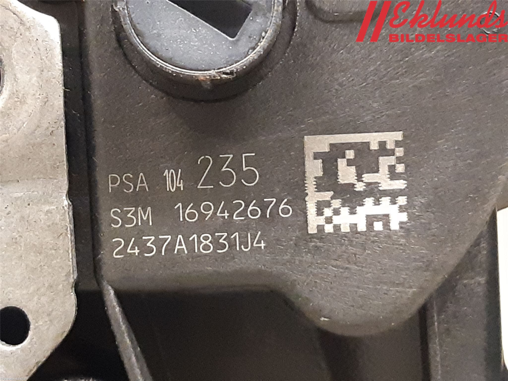 Peugeot 3008 17-24 Låskista-Dörrlås