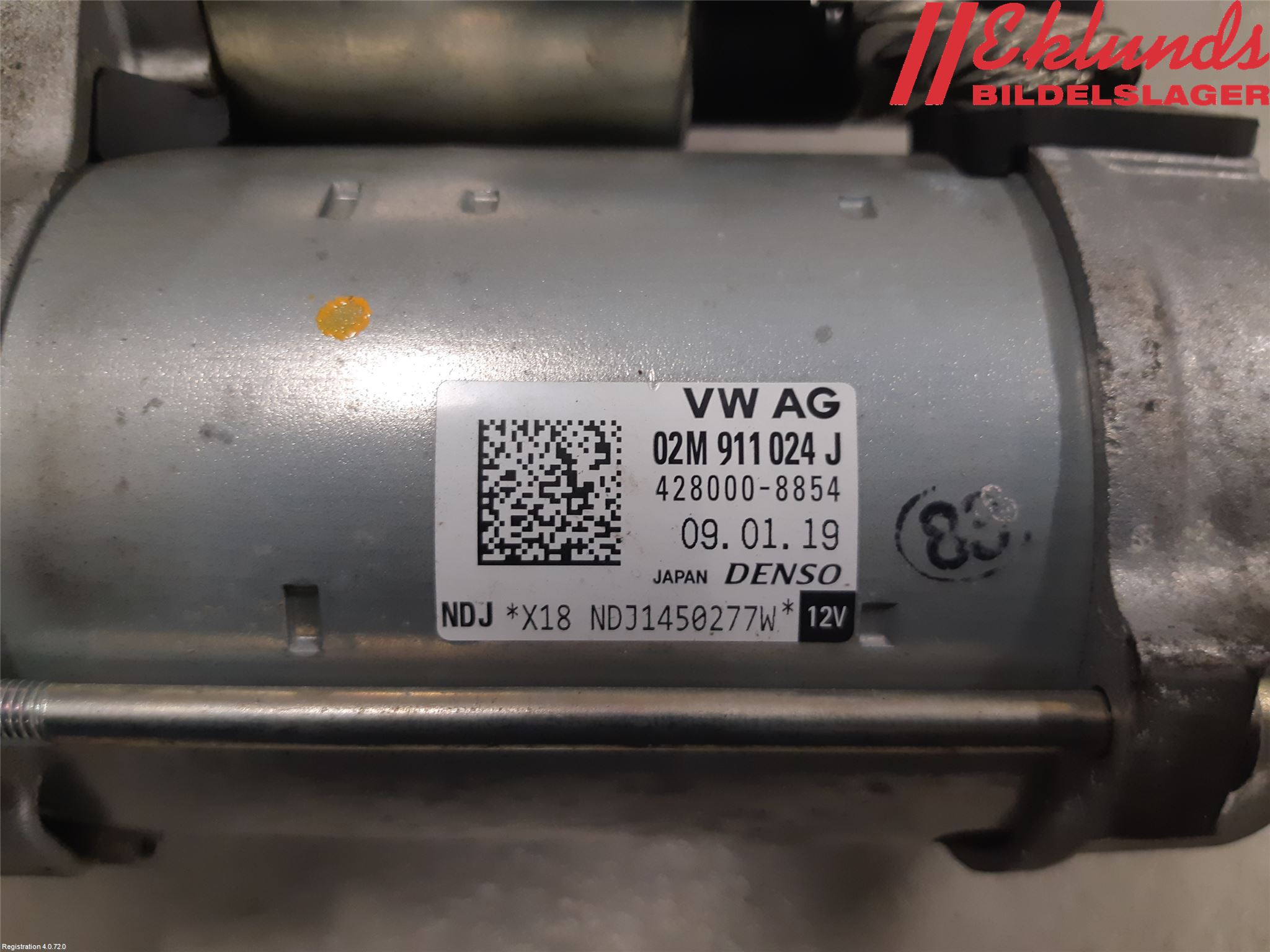 Audi A3/S3 8V 13-20 Startmotor