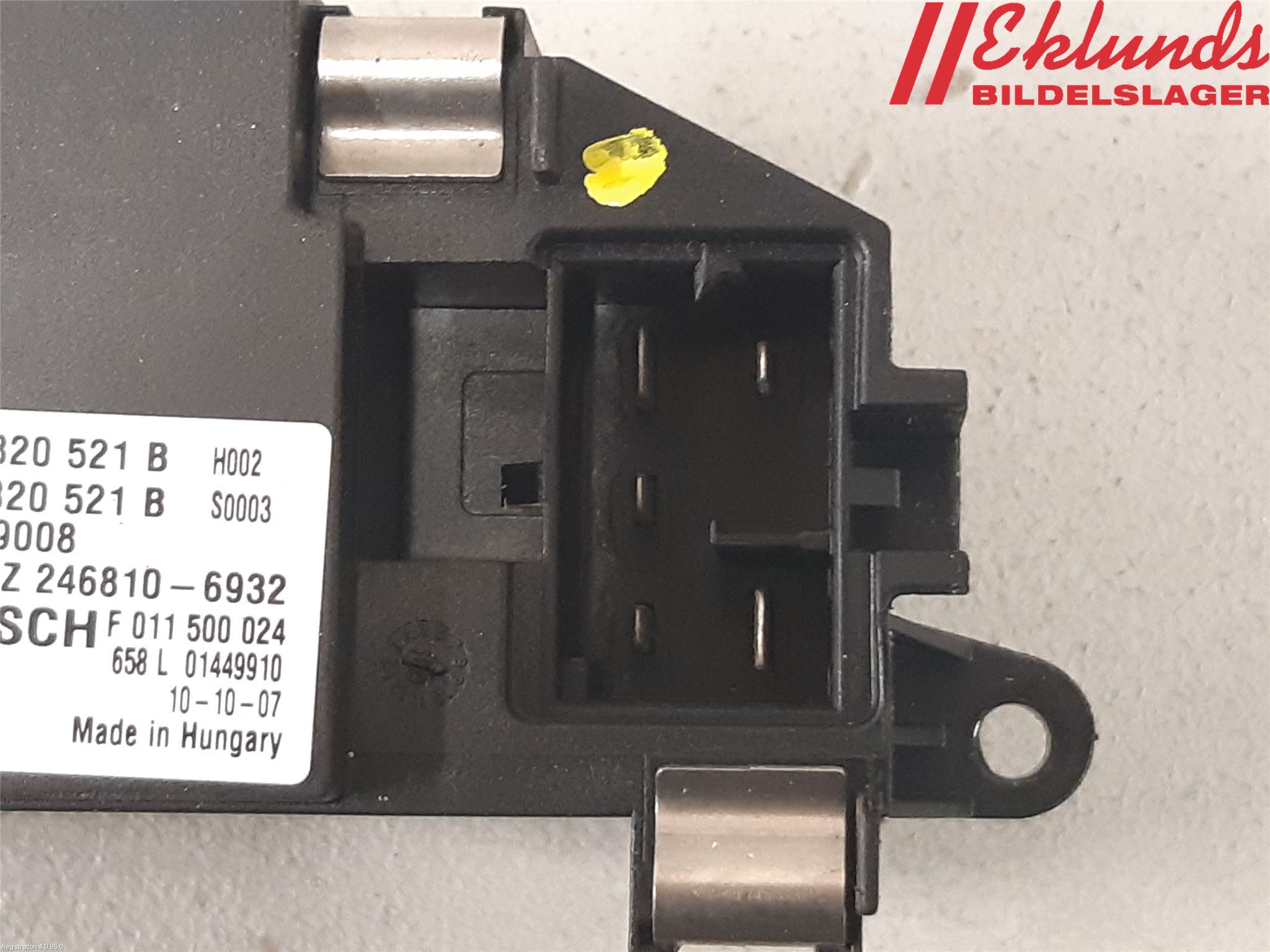 Audi A4/S4 08-11 Värmefläktsmotstånd