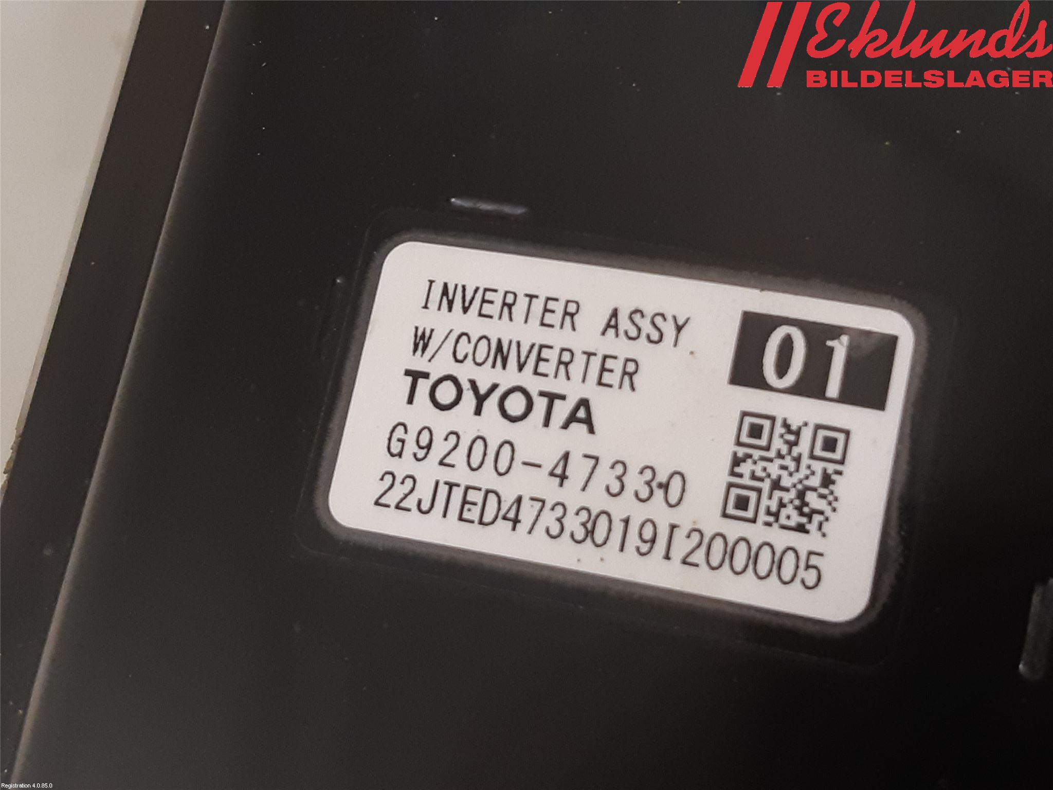 Toyota COROLLA 19- Inverter Hybrid