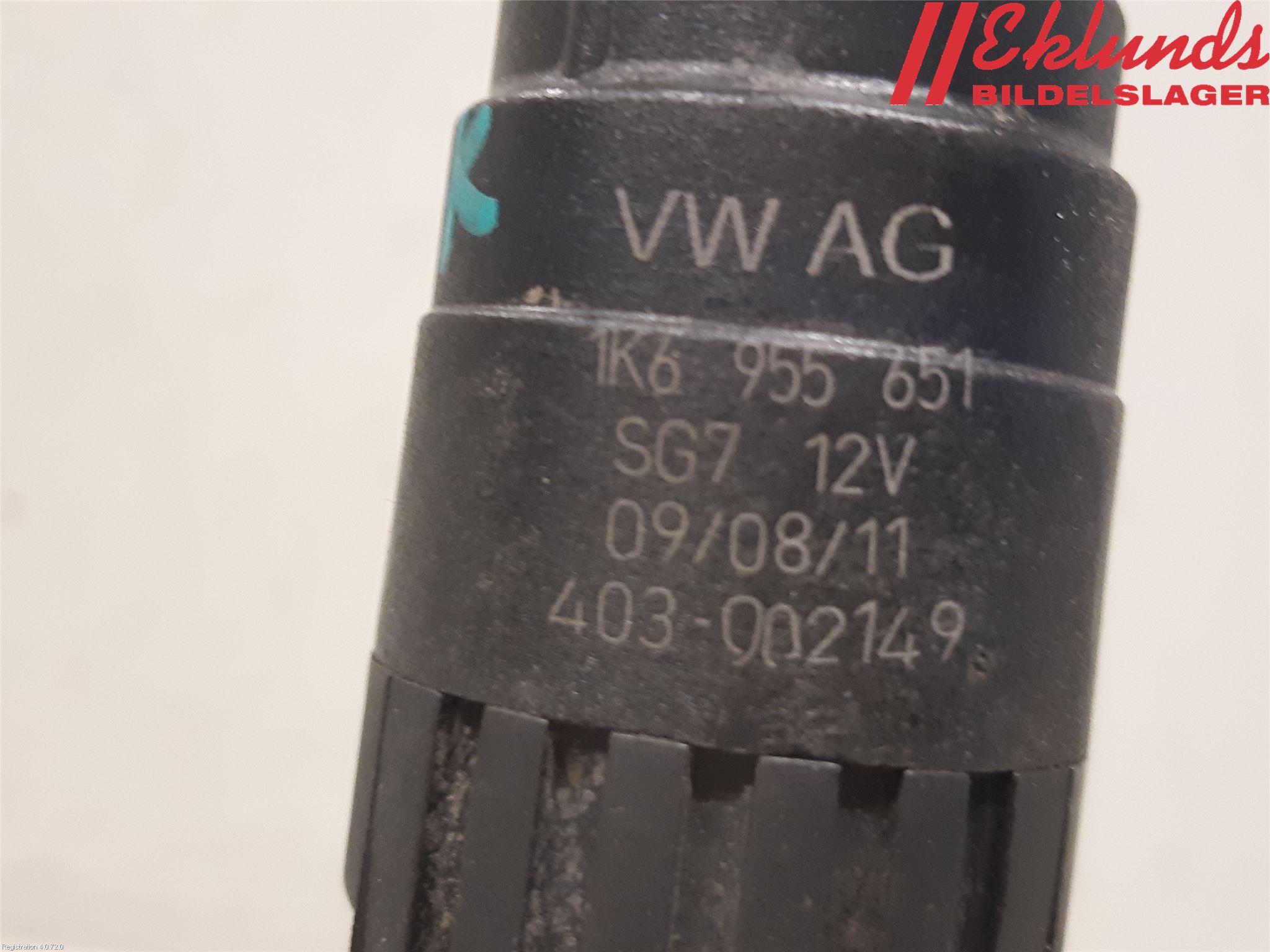 Volkswagen VW TIGUAN 07-16 Spolarpump Vindruta