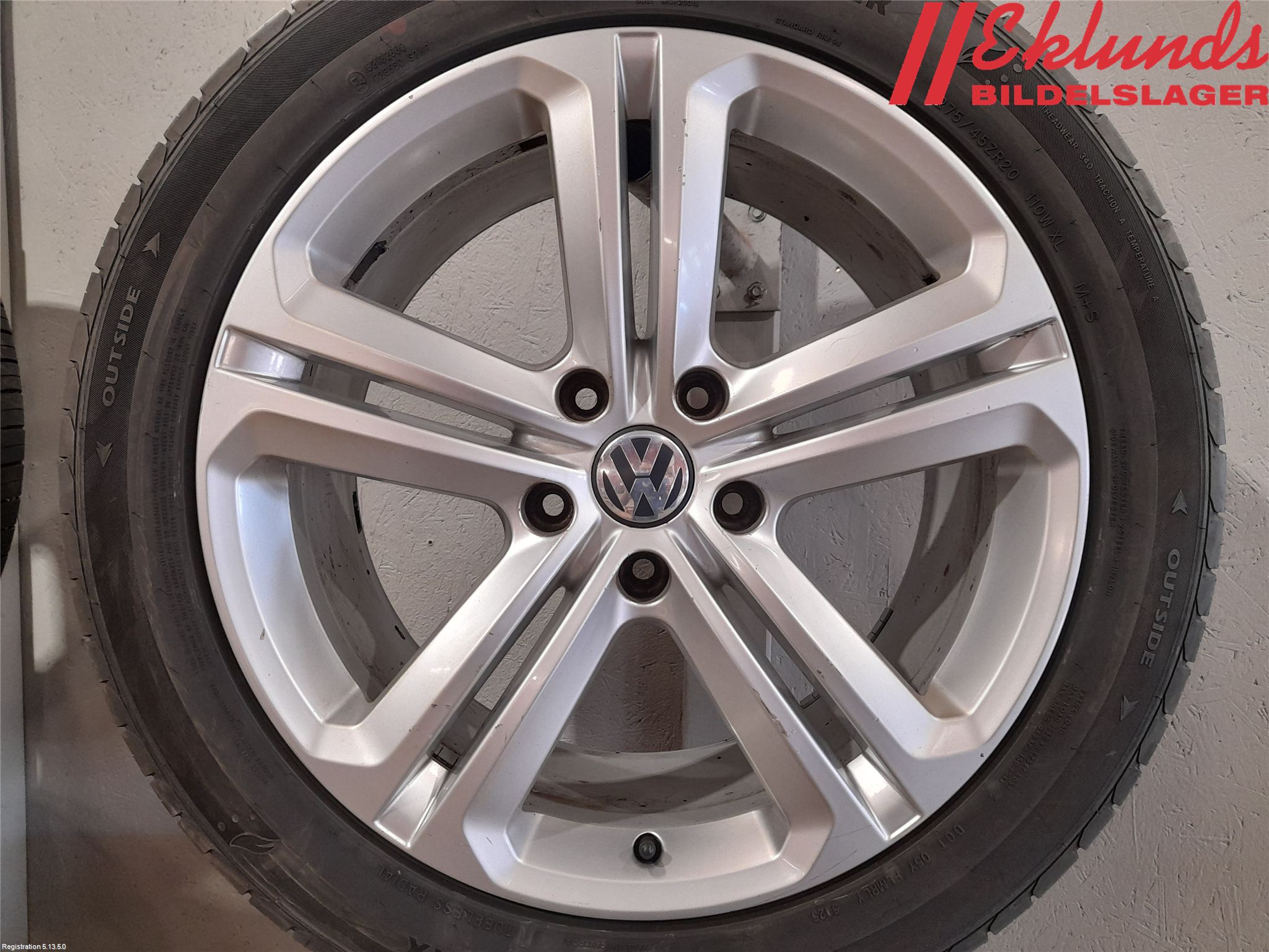 Volkswagen VW TOUAREG 7P 11-18 Sommardäck Alumfälg 4St