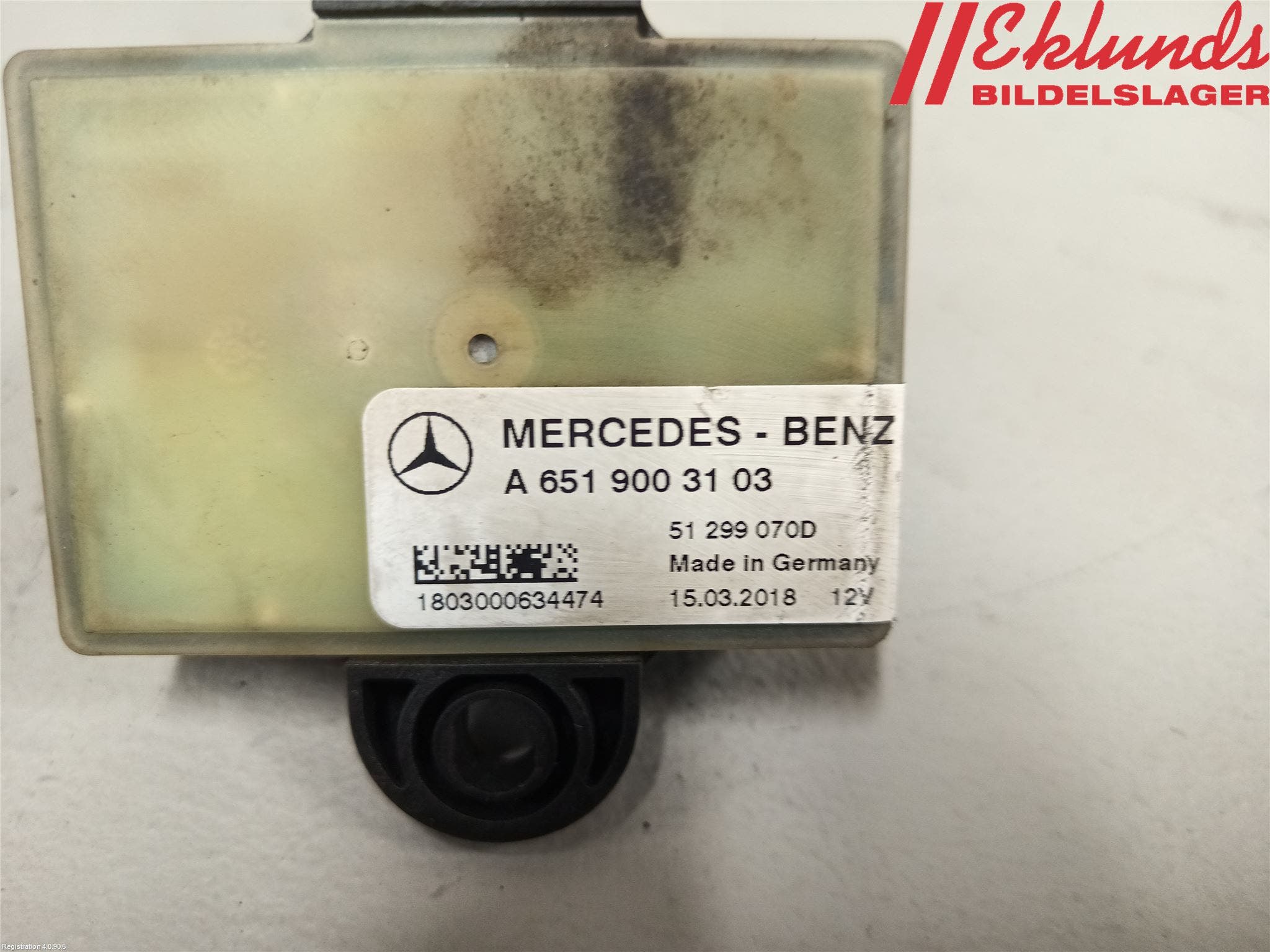 Mercedes-Benz MB SPRINTER (W907/W910) 19- Relä Glödning Diesel