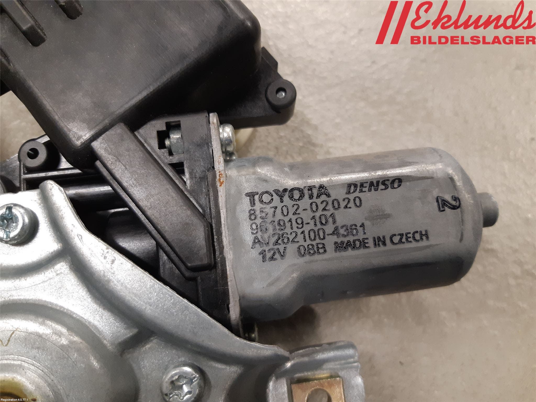 Toyota AURIS 13-19 Fönsterhiss El Kompl