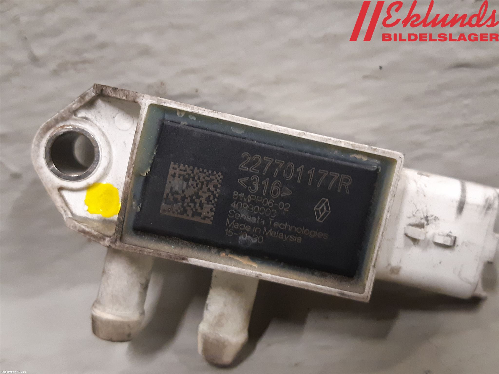 Renault MEGANE III 09-15 Givare Temp-Tryck Avgas