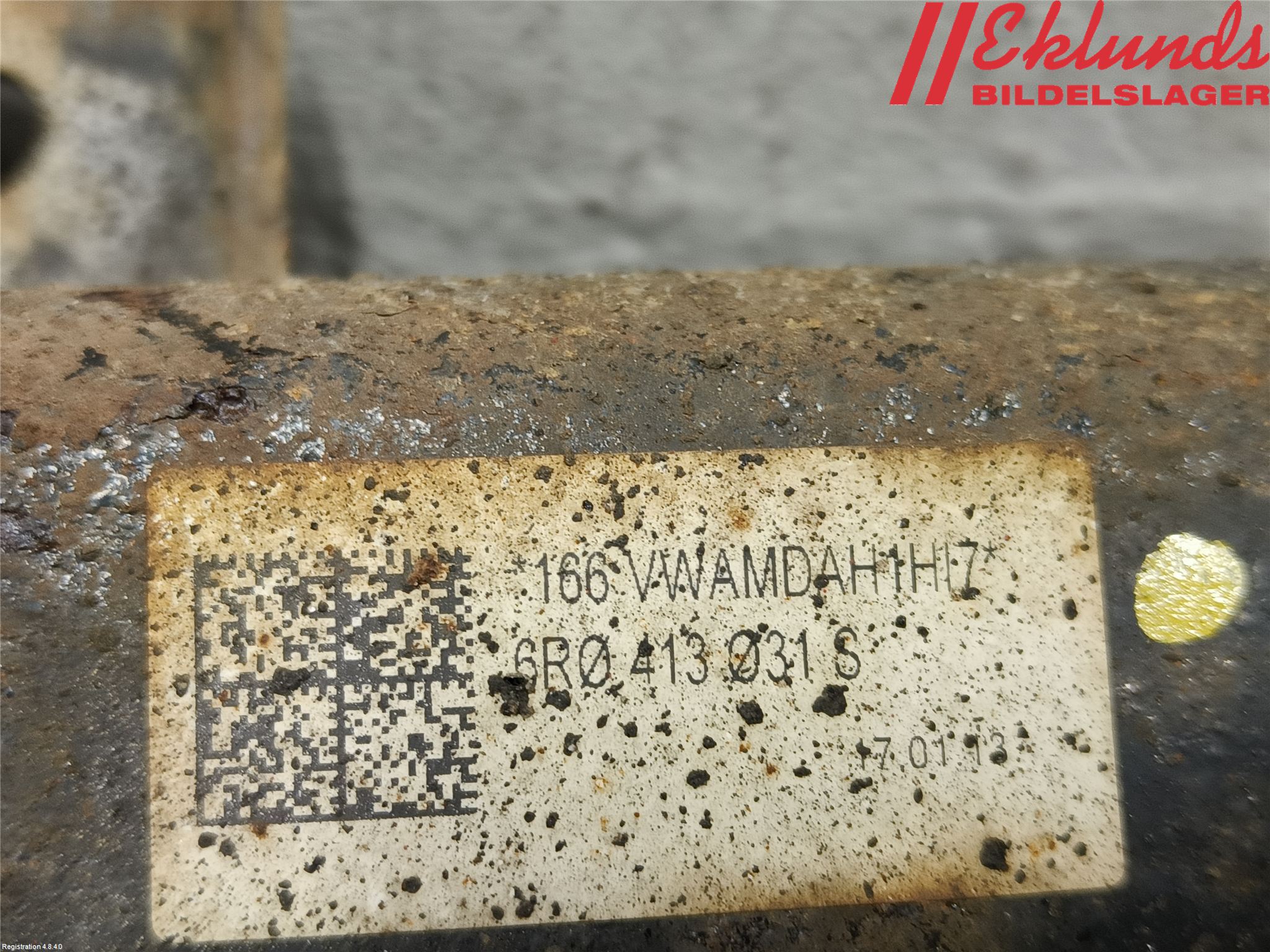 Audi A1/S1 11-18 Fjäderben Fram Vänster