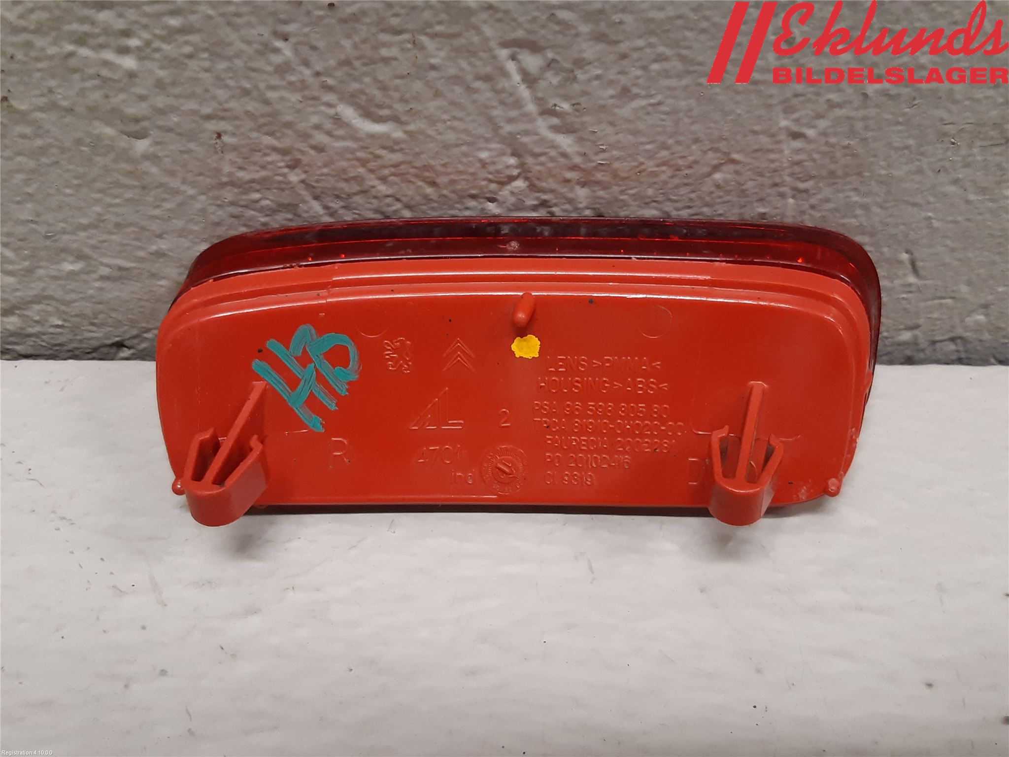 Peugeot EXPERT 07-14 Dimljus/Reflex Bak