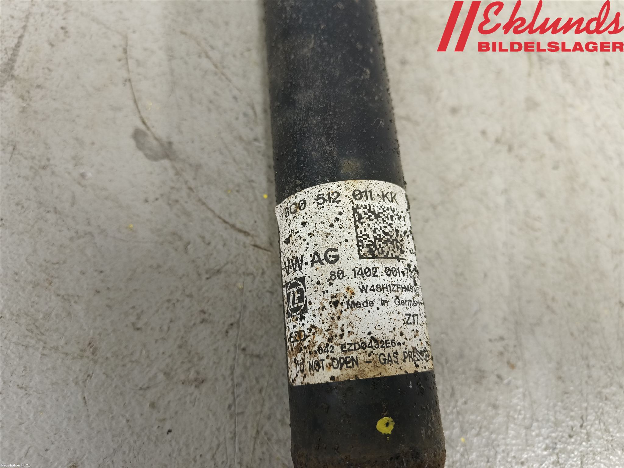 Volkswagen VW PASSAT 15-19 Stötdämpare Bak