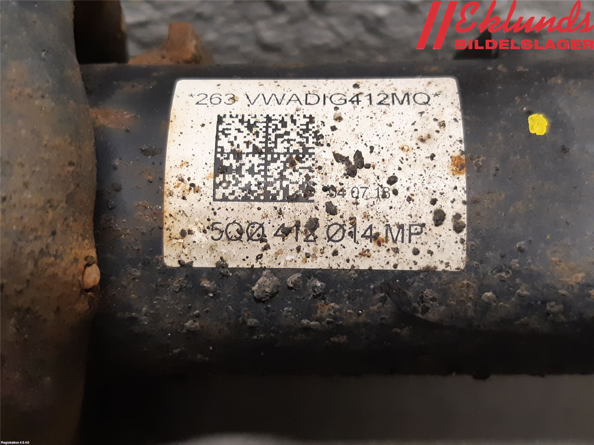 Volkswagen VW GOLF / E-GOLF VII 13-20 Fjäderben Fram Höger