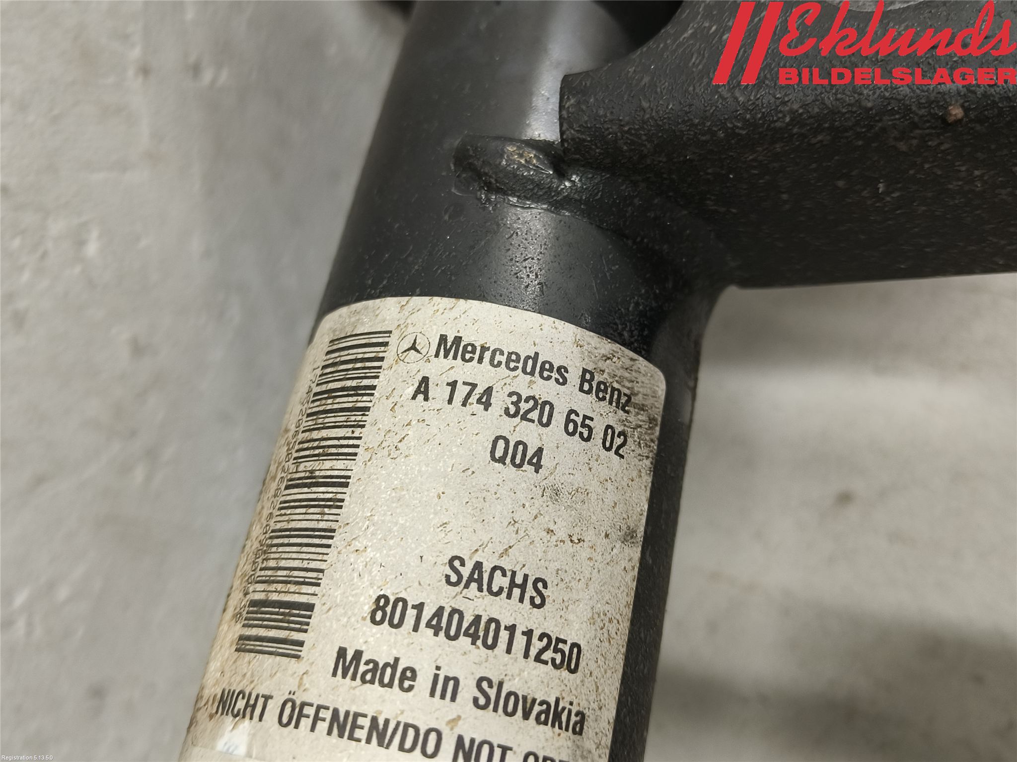 Mercedes-Benz MB CLA-KLASS (C118/X118) 19- Fjäderben Fram Vänster