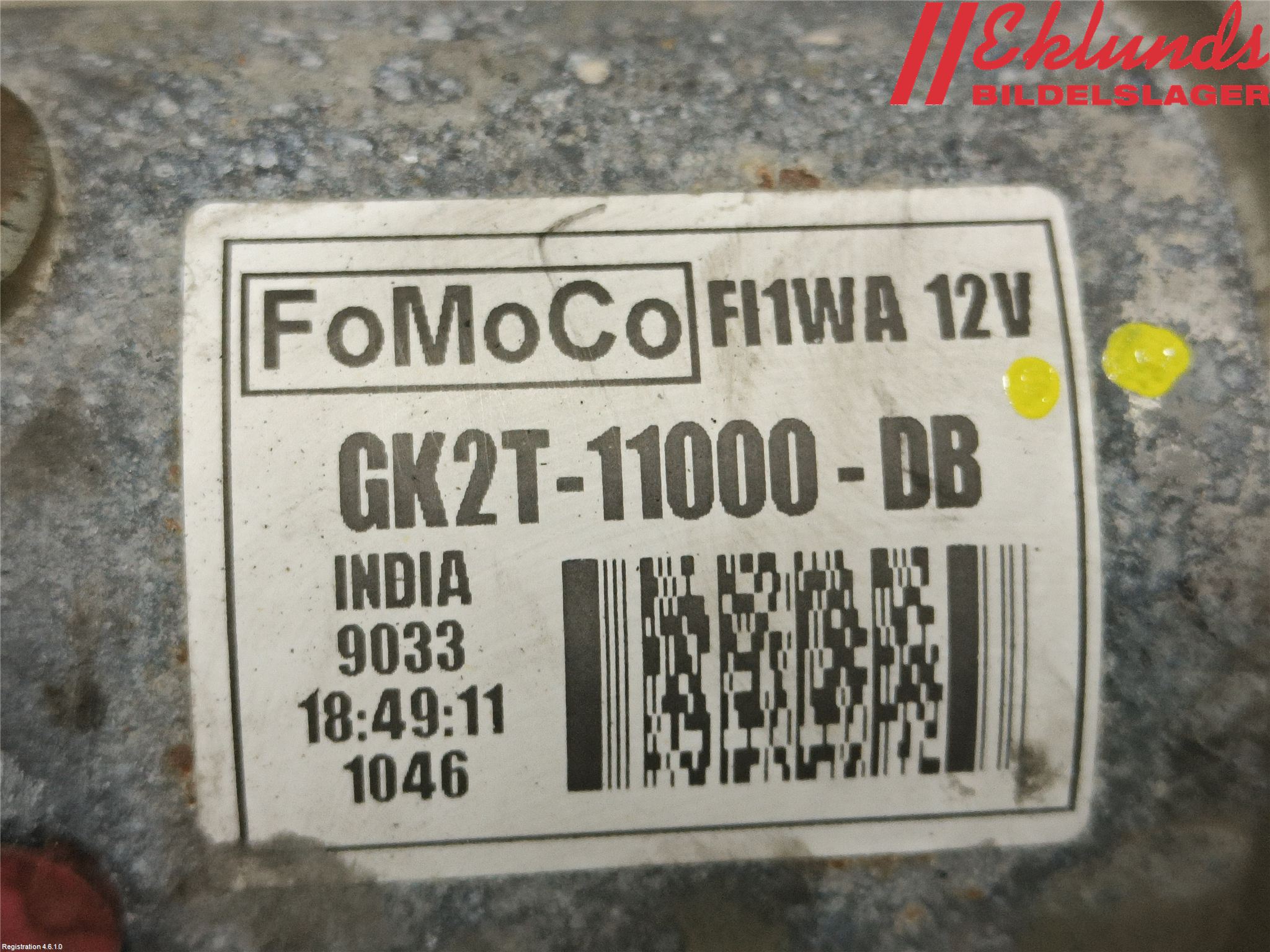 Ford TRANSIT/TOURNEO CUSTOM 13-24 Startmotor Diesel