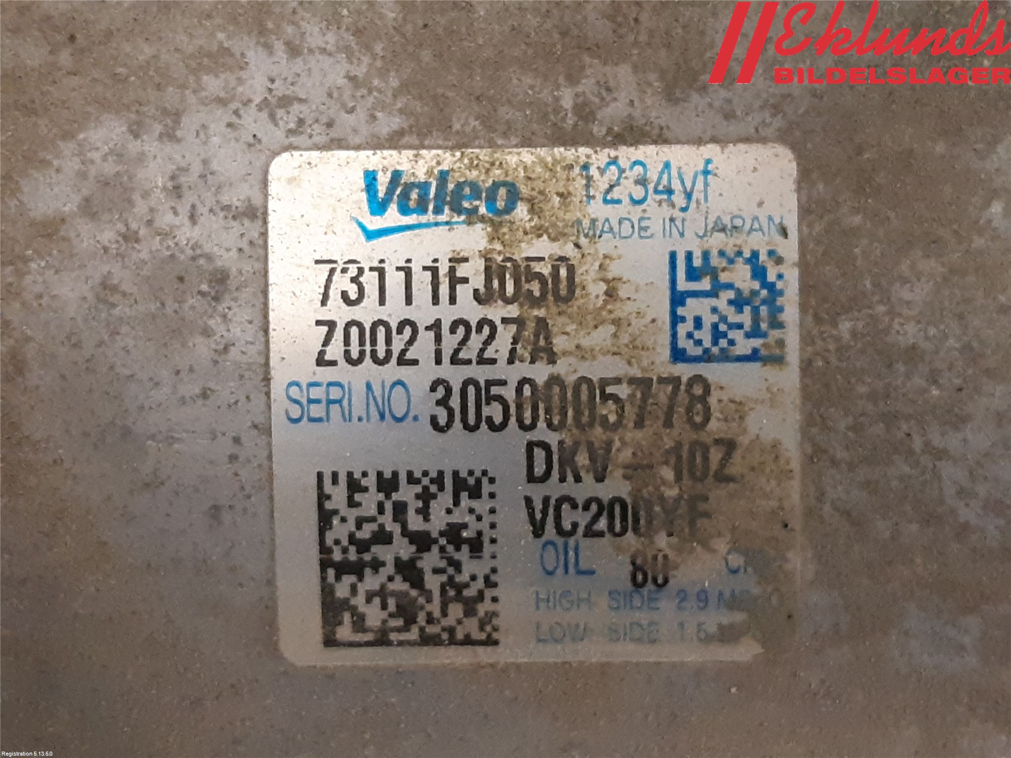 Subaru FORESTER SJ 13-18 Ac Kompressor