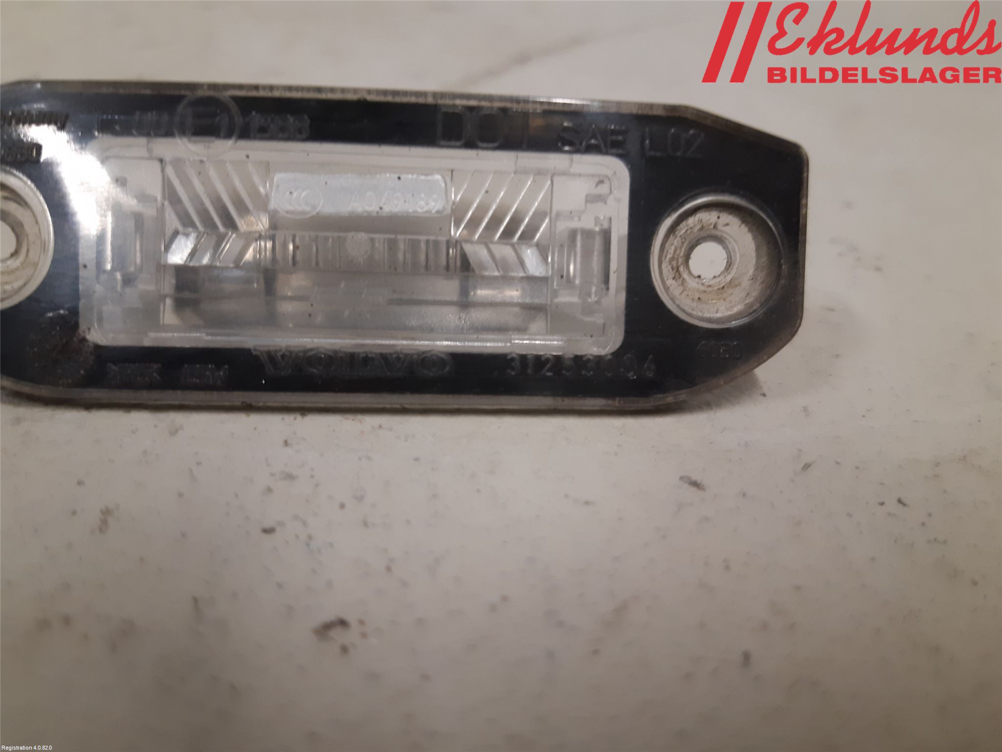 Volvo XC60 14-17 Skylt Belysning