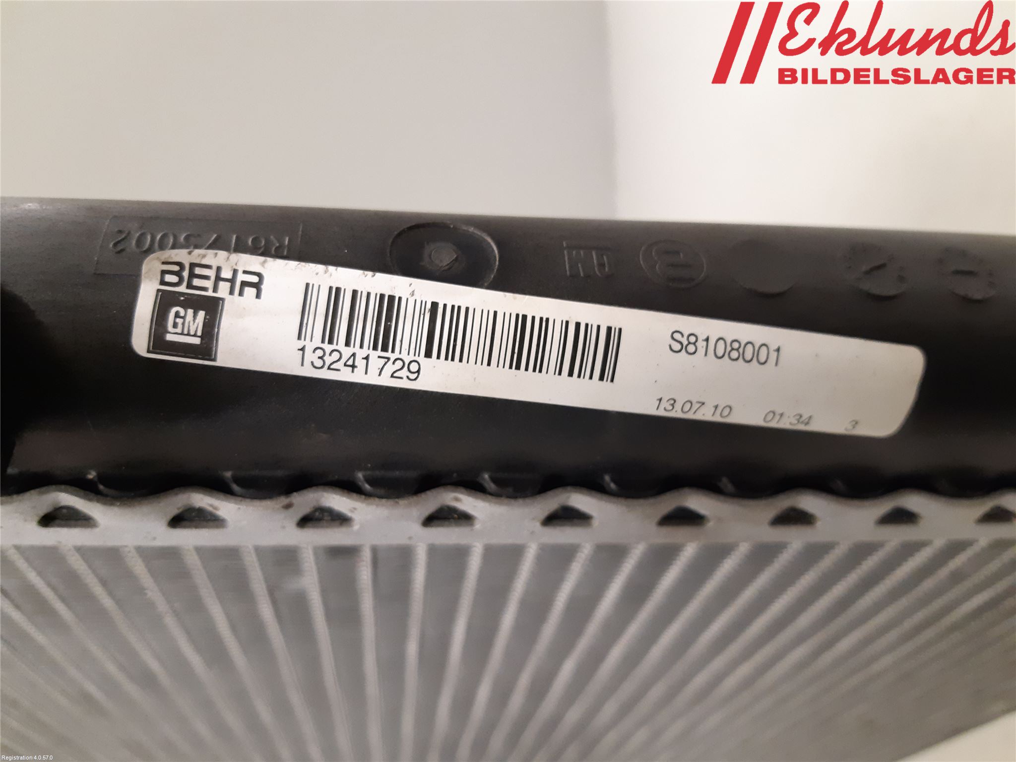 Saab 9-5 10-12 Kylare Aut