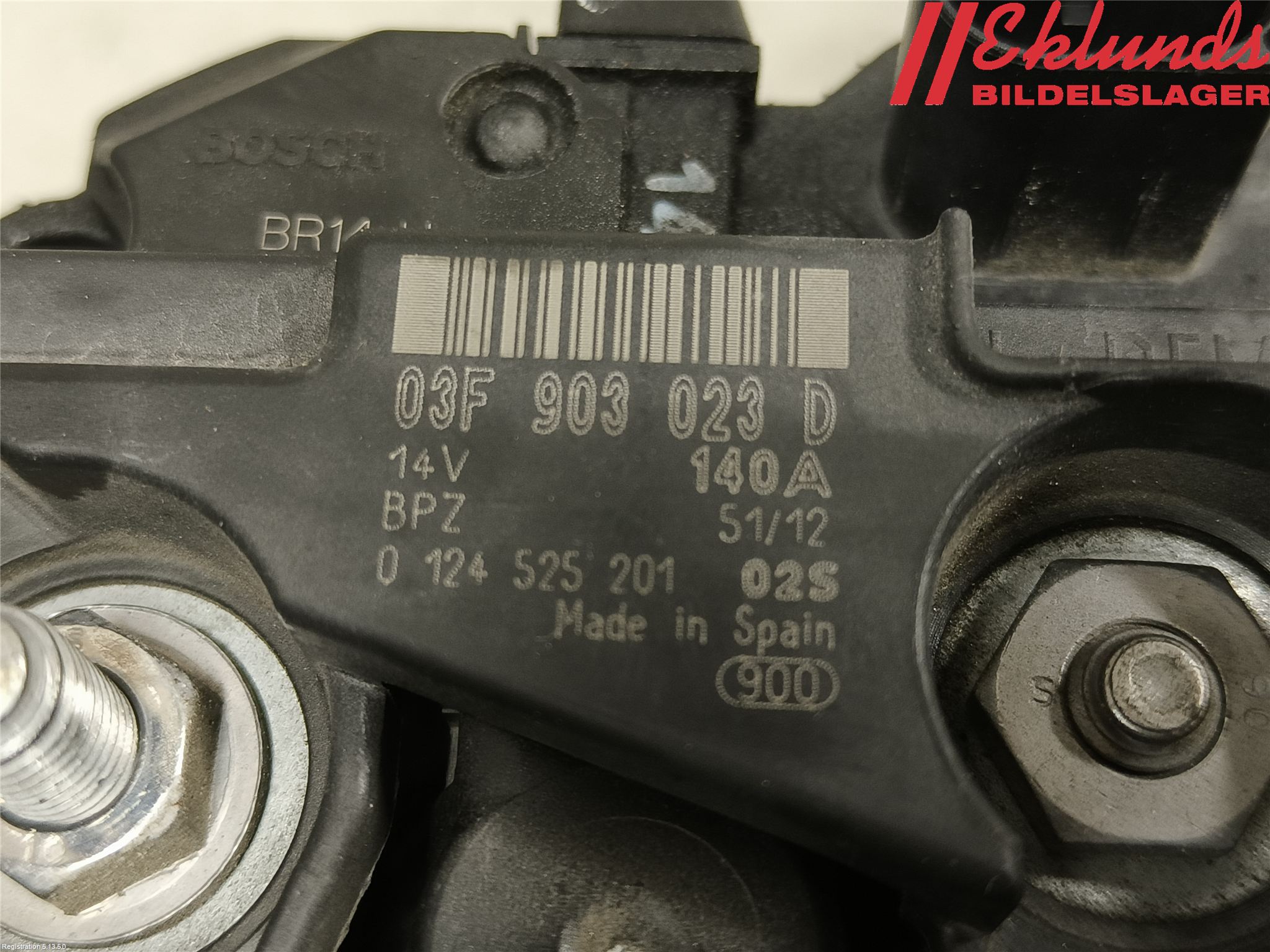 Volkswagen VW POLO 10-17 Generator