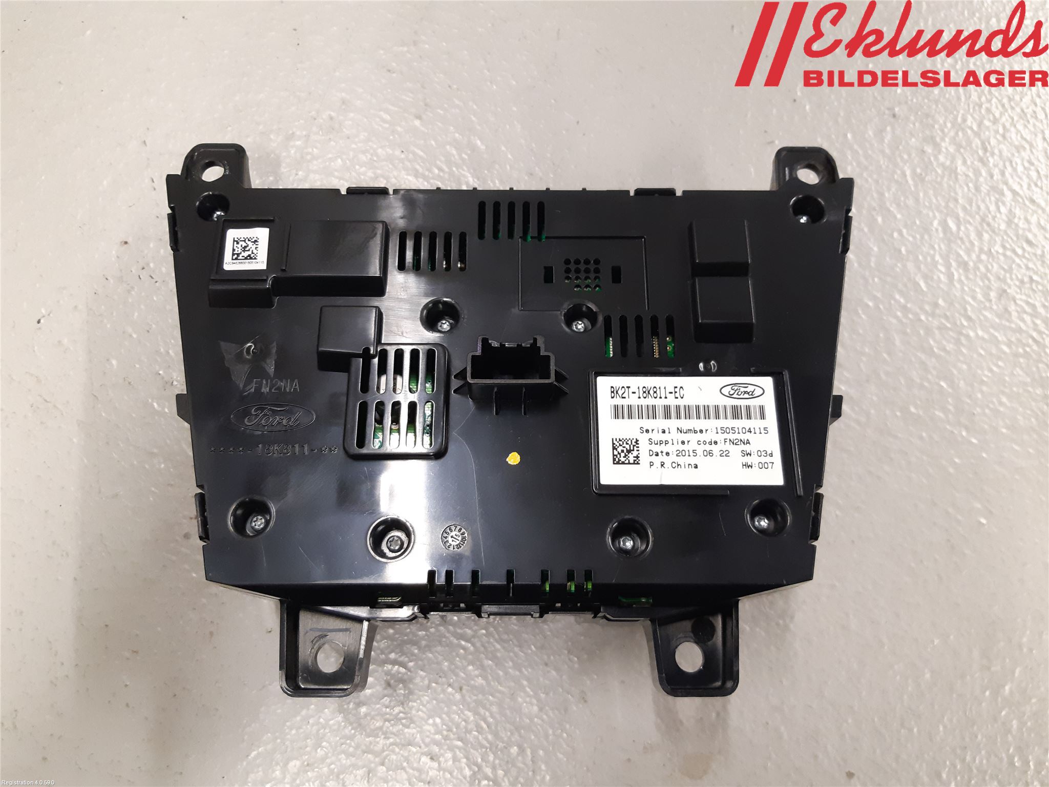 Ford TRANSIT/TOURNEO CUSTOM 13-24 Cd Radio - Multimediapanel
