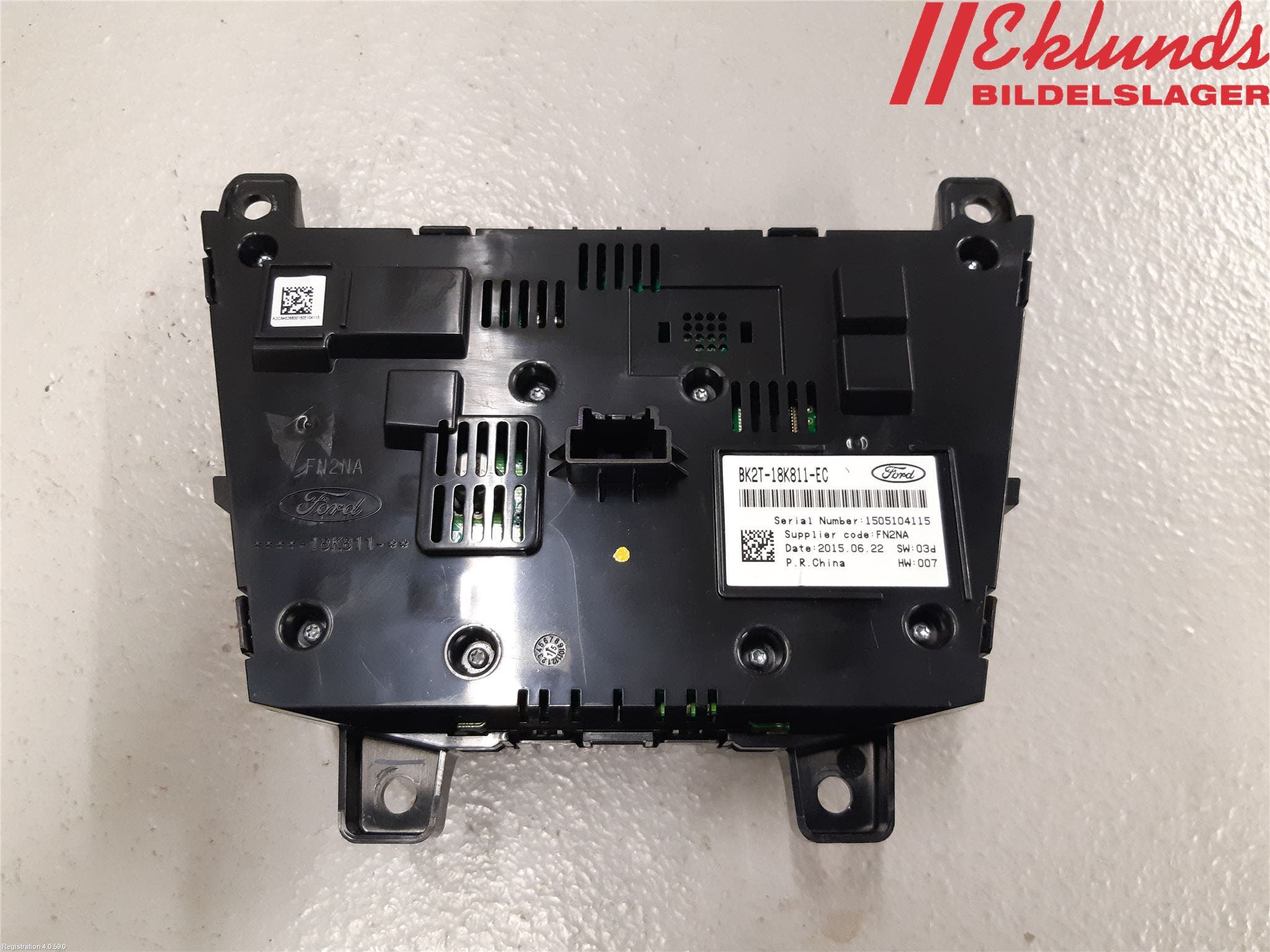 Ford TRANSIT/TOURNEO CUSTOM 13-24 Cd Radio - Multimediapanel