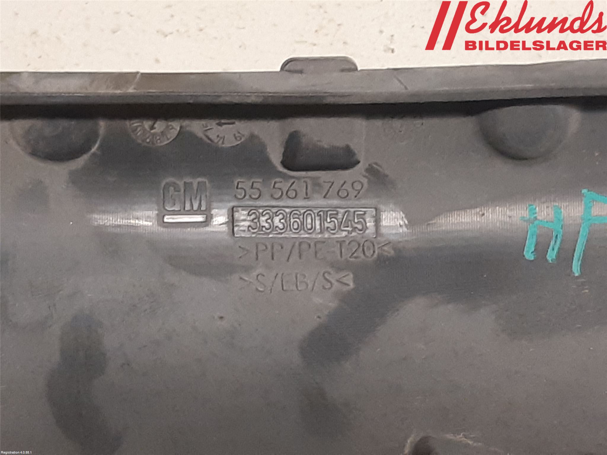 Opel INSIGNIA 09-16 Deflektor Plåt-Plast Kylning