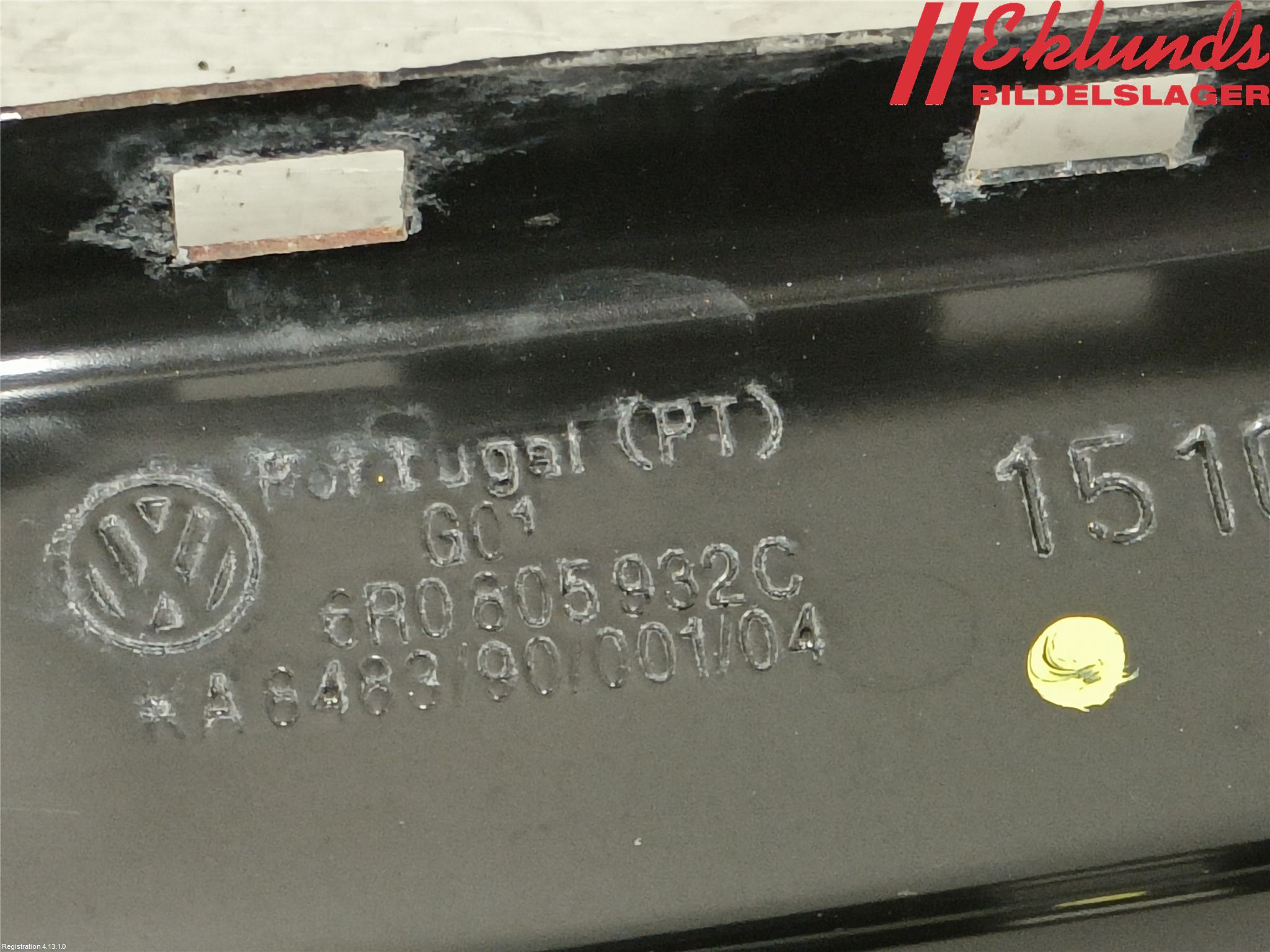 Volkswagen VW POLO 10-17 Frontplåt