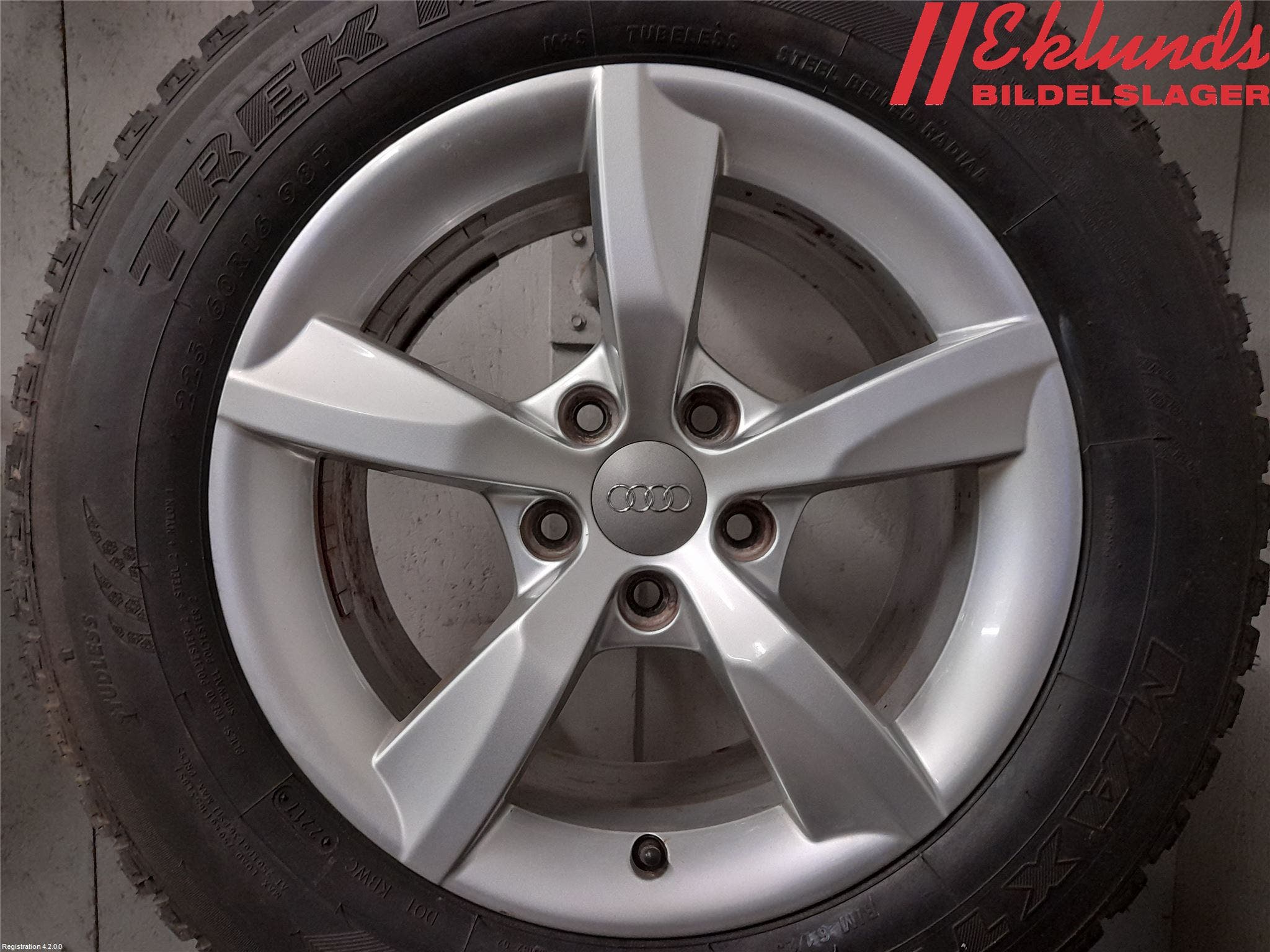 Audi A6/S6 4G 11-18 Vinterdäck Alumfälg 4St