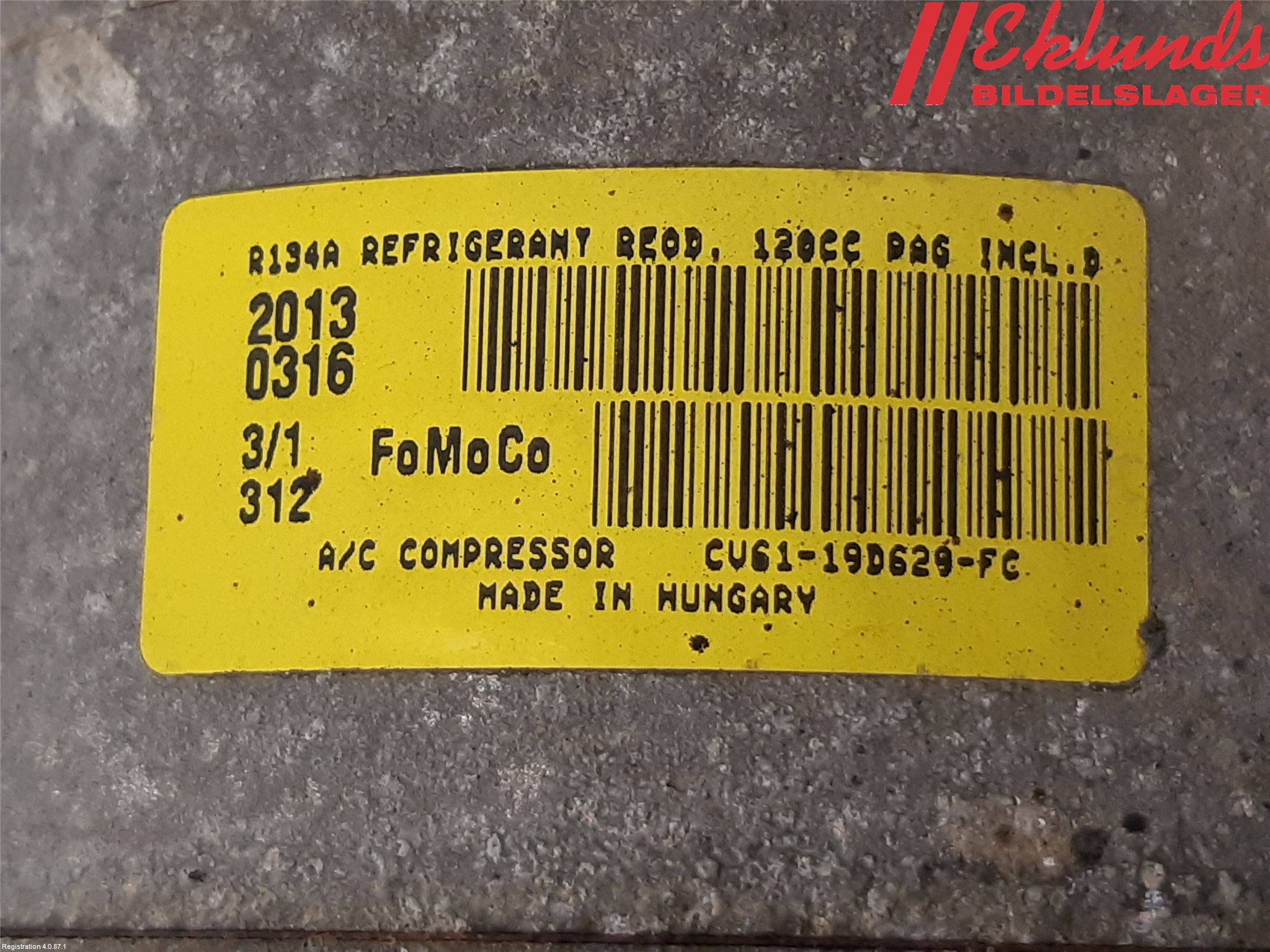 Ford FOCUS 11-14 Ac Kompressor