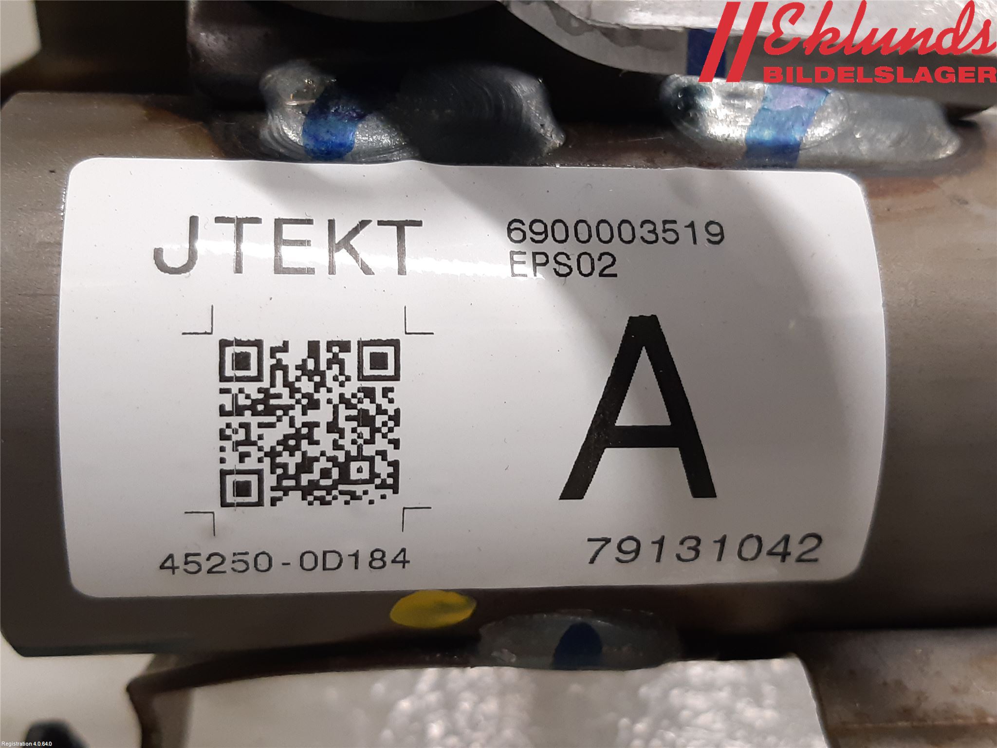 Toyota YARIS XP130 15-20 Rattaxelagg Med Inb Servo