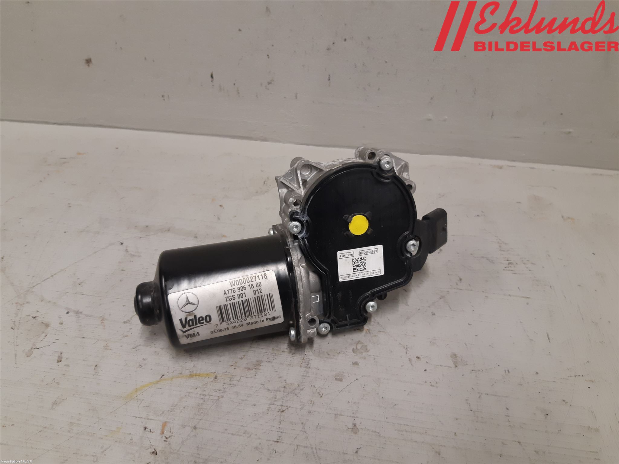 Mercedes-Benz MB A-KLASS (W176) 13-18 Torkarmotor Vindruta