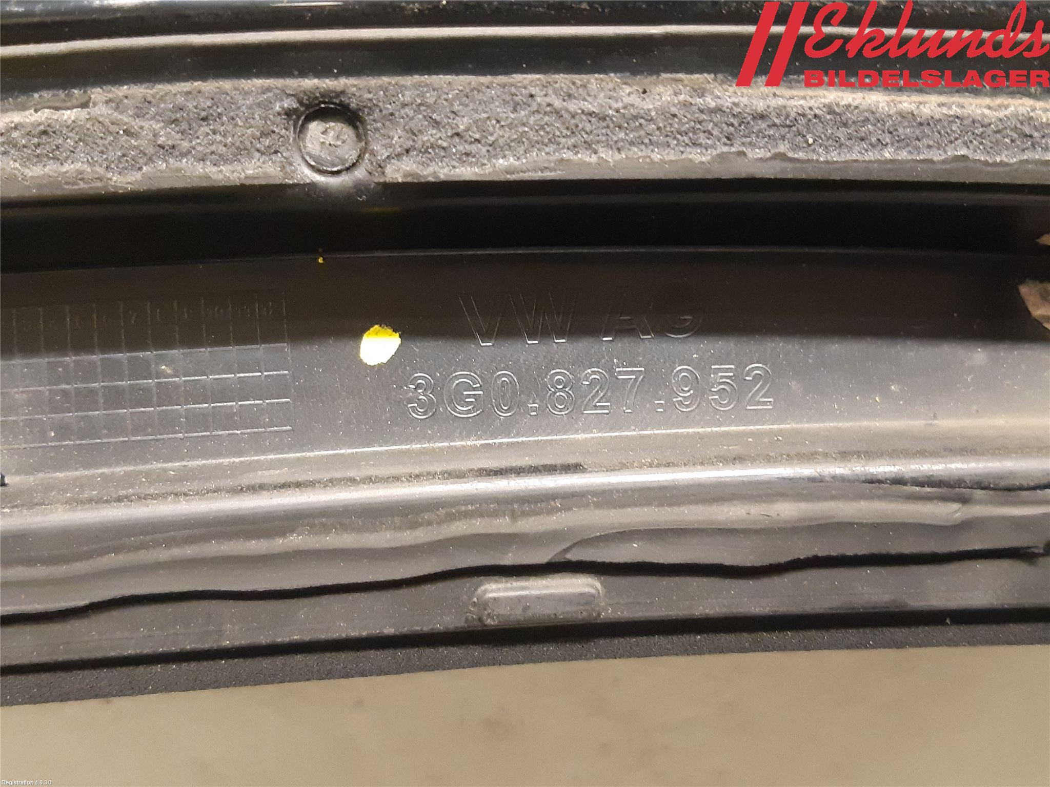 Volkswagen VW PASSAT 15-19 Spoiler Baklucka