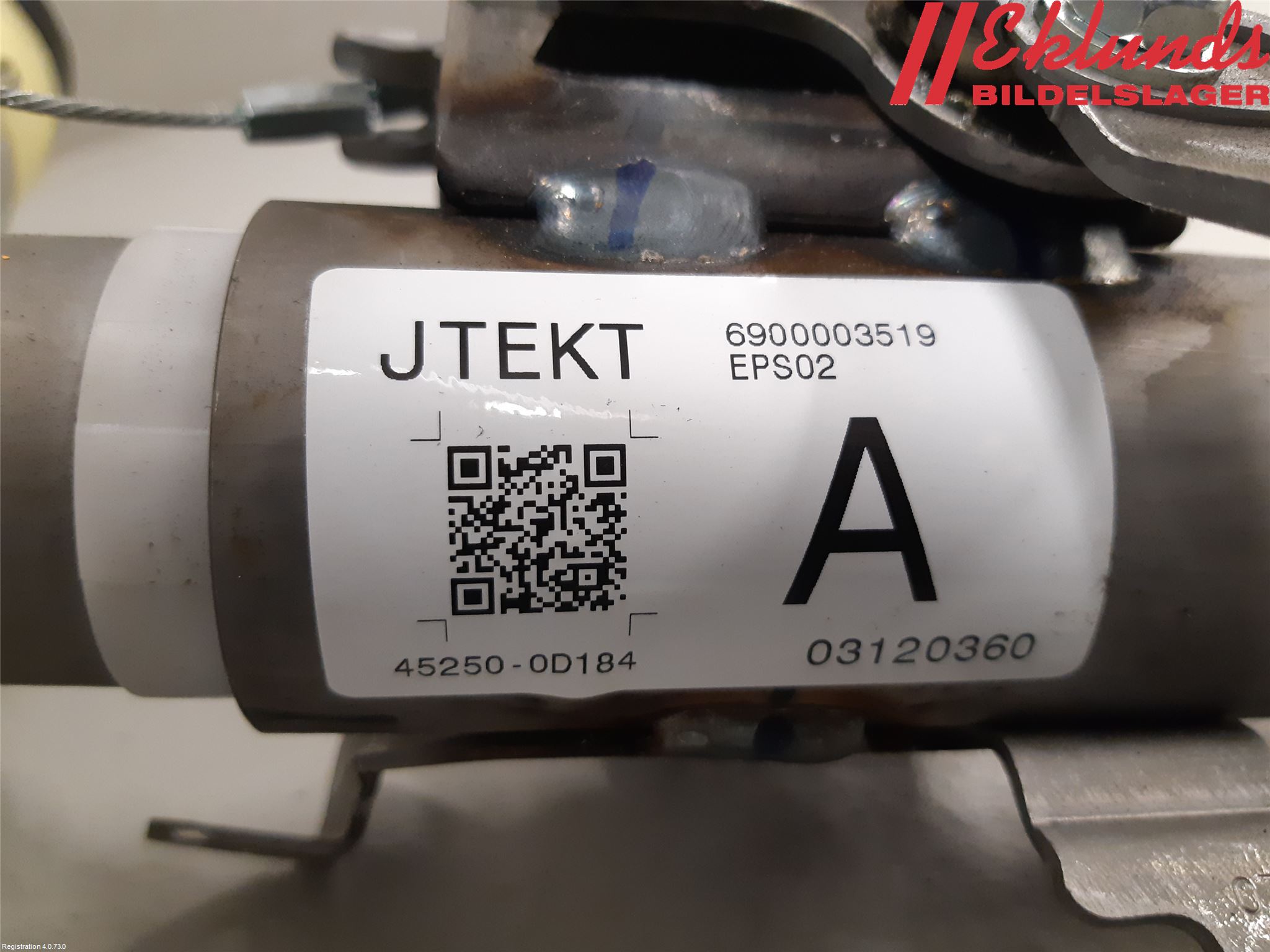 Toyota YARIS XP130 15-20 Rattaxelagg Med Inb Servo