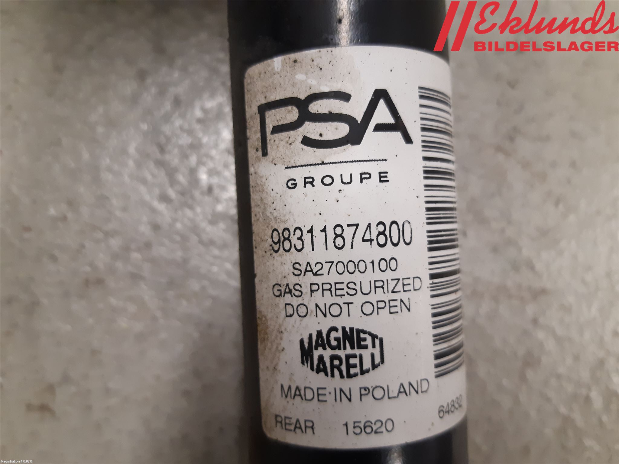 Peugeot 208/E-208 20- Stötdämpare Bak
