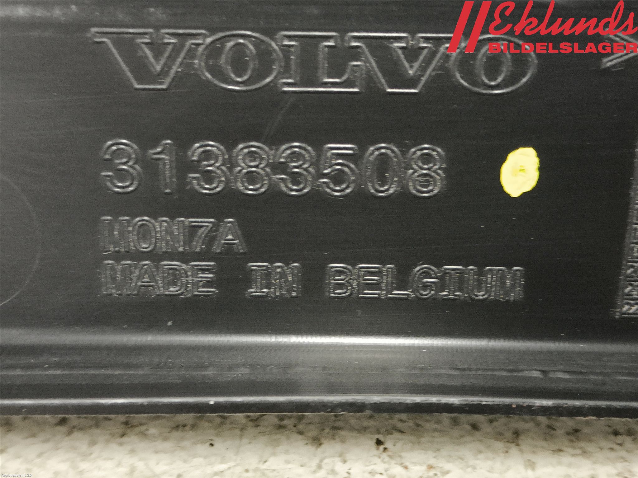 Volvo XC90/RECHARGE 16- Täckplast Front