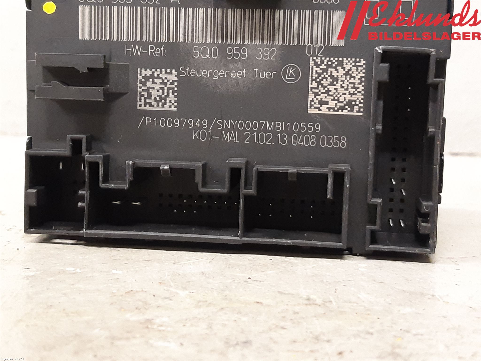 Volkswagen VW GOLF / E-GOLF VII 13-20 Styrenhet Dörr