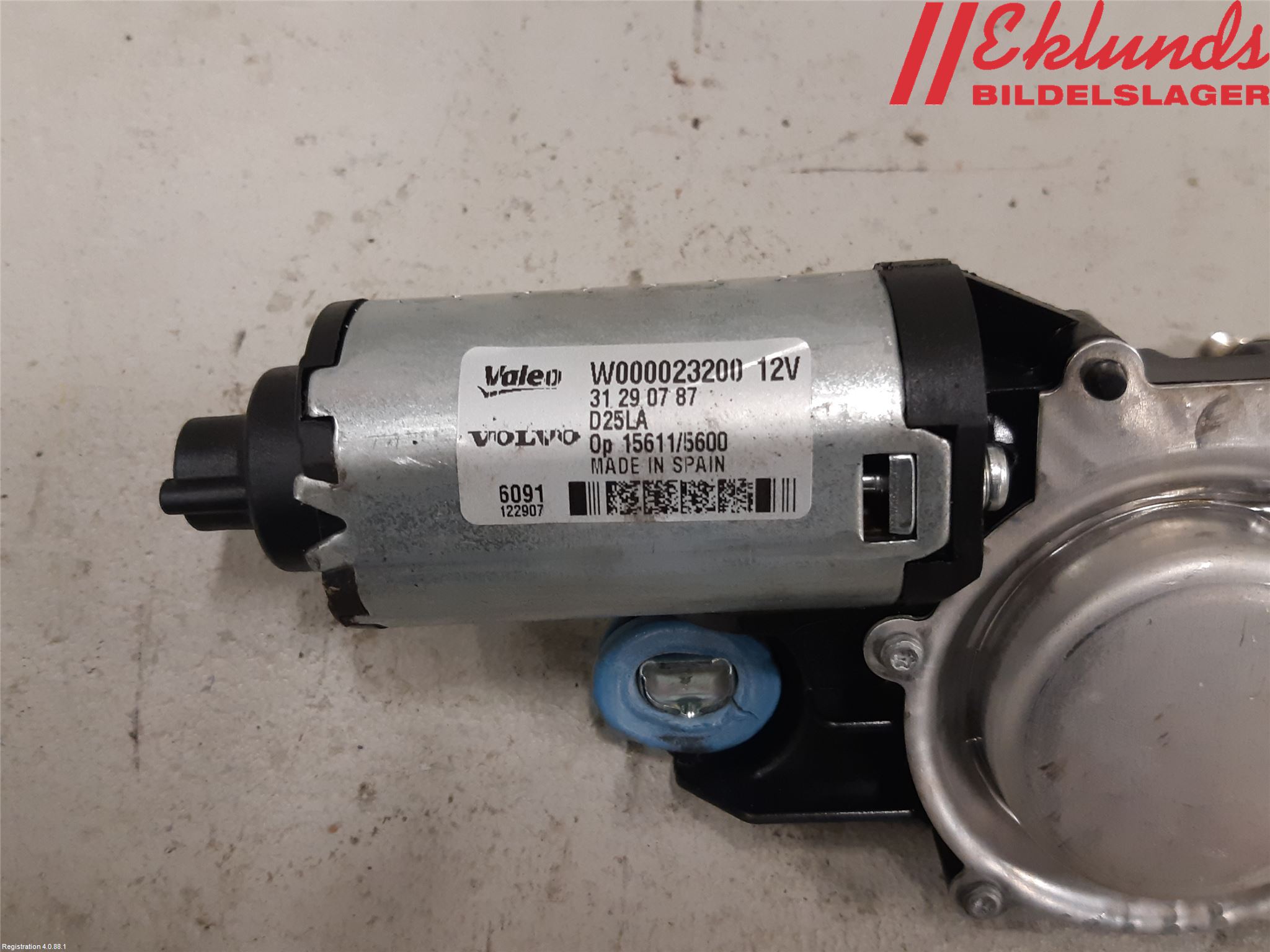 Volvo V70 08-13 Torkarmotor Baklucka