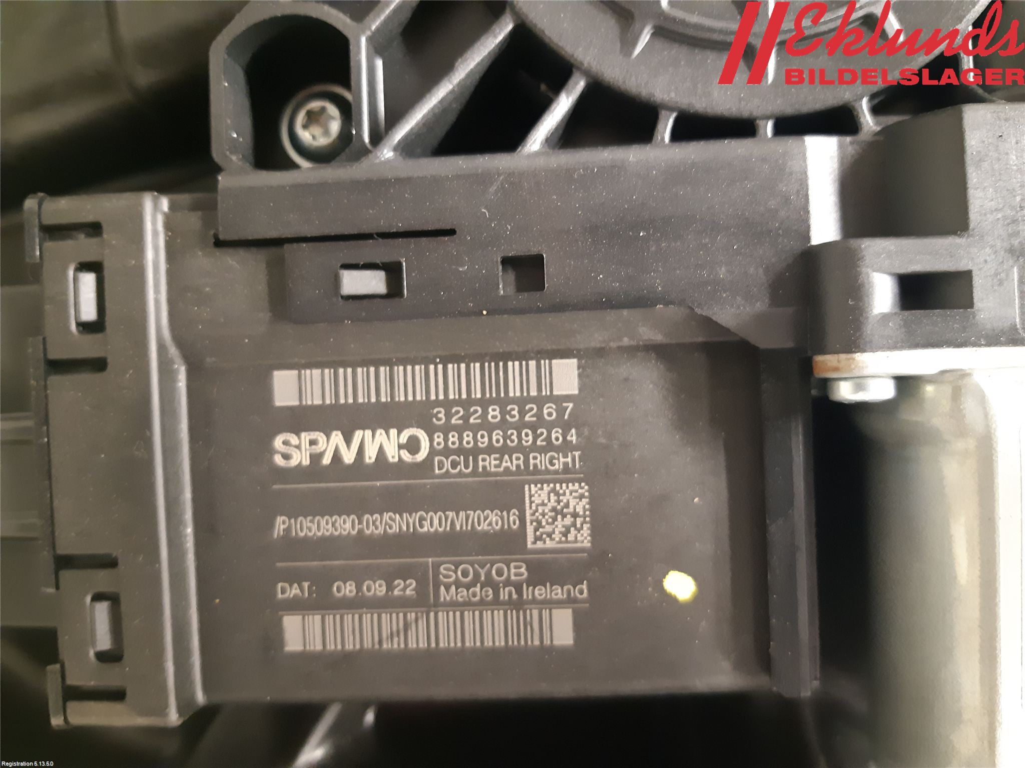 Volvo V90 17->> Fönsterhiss El Kompl