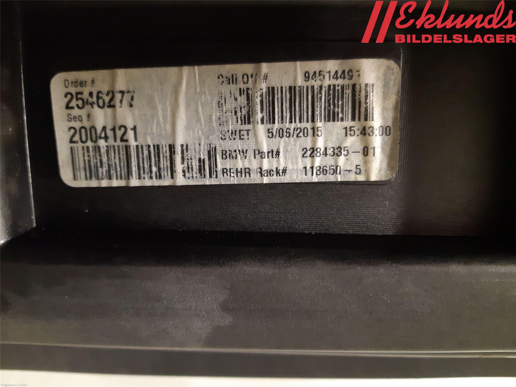 BMW X6 F16 14-19 Kylarfäste-Ram-Balk